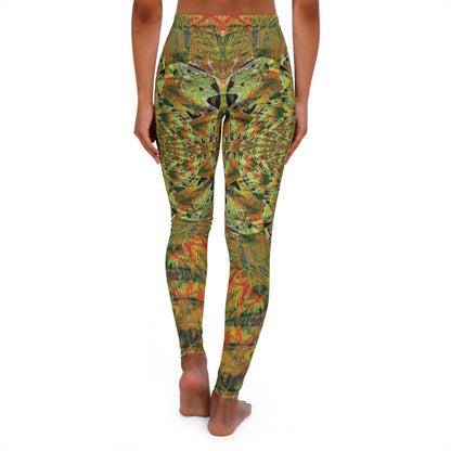 Spandex Leggings - Love Light Fractals No.4a