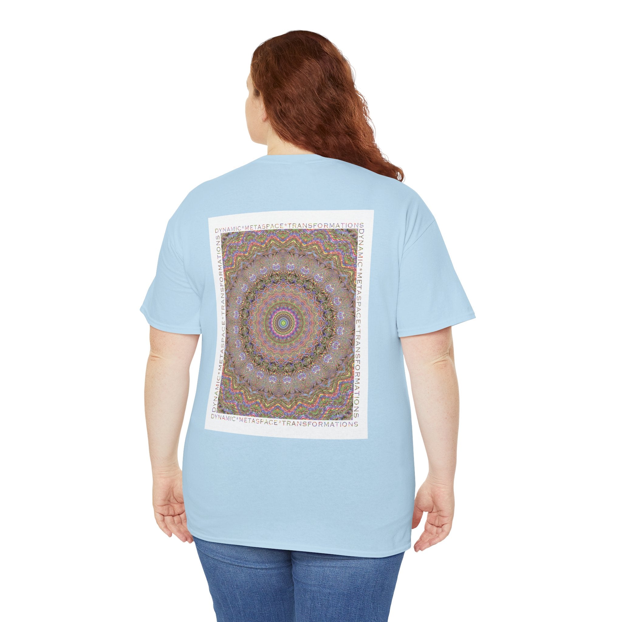 Unisex Heavy Cotton Tee (Back) - DMT Seer No.6