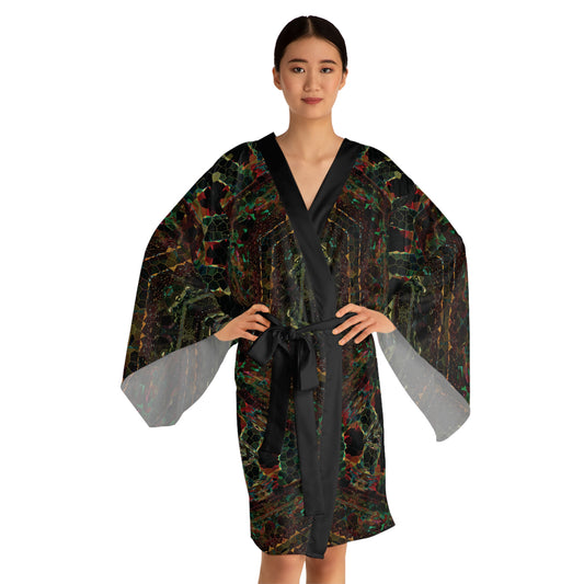 Long Sleeve Kimono Robe - DK Series No.14