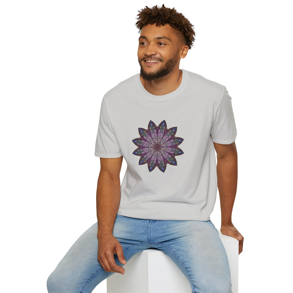 Unisex Softstyle T-Shirt - Love Light Mandalas No.17