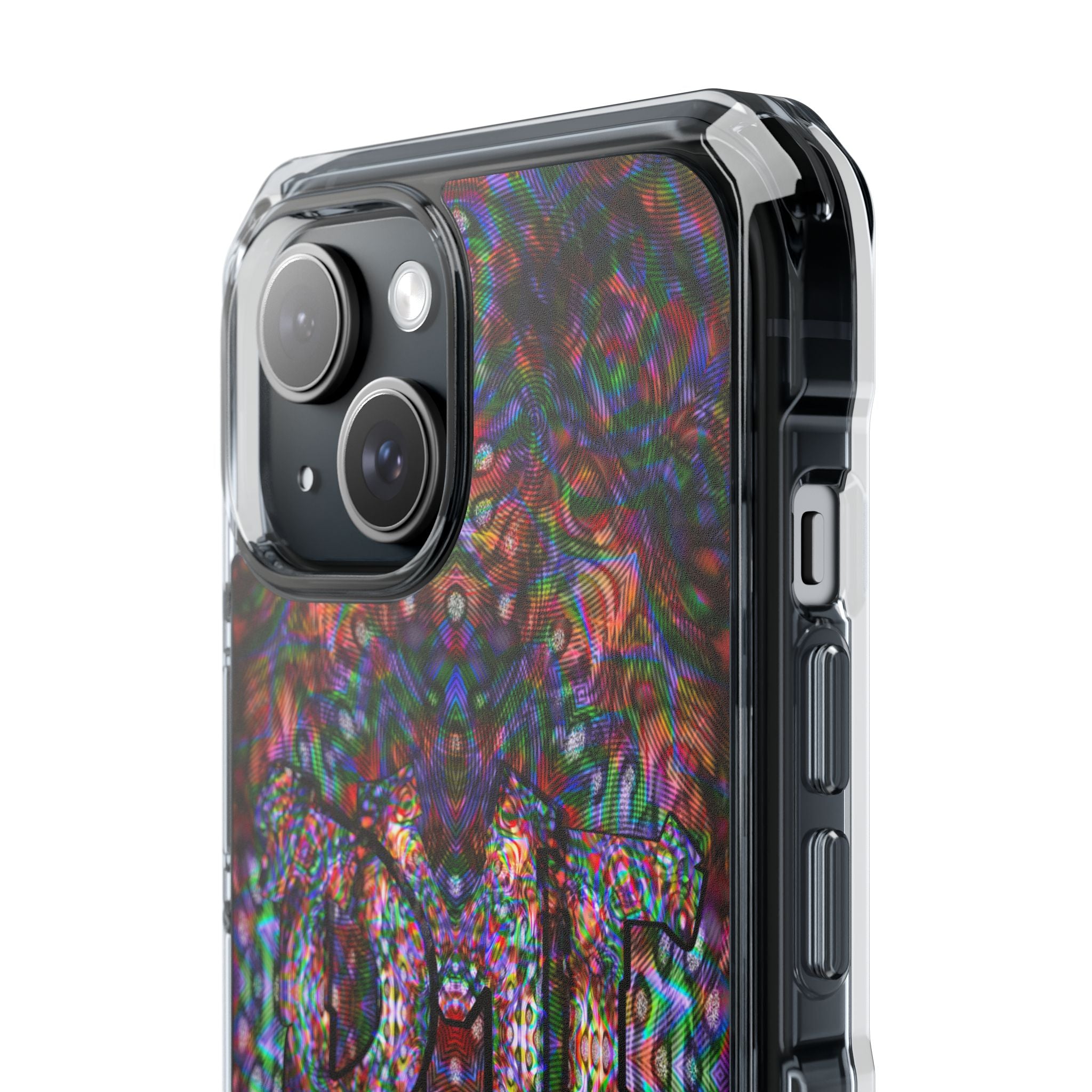 iPhone 15 Magnetic Clear Impact Case - DMT Scribe No.S1T1