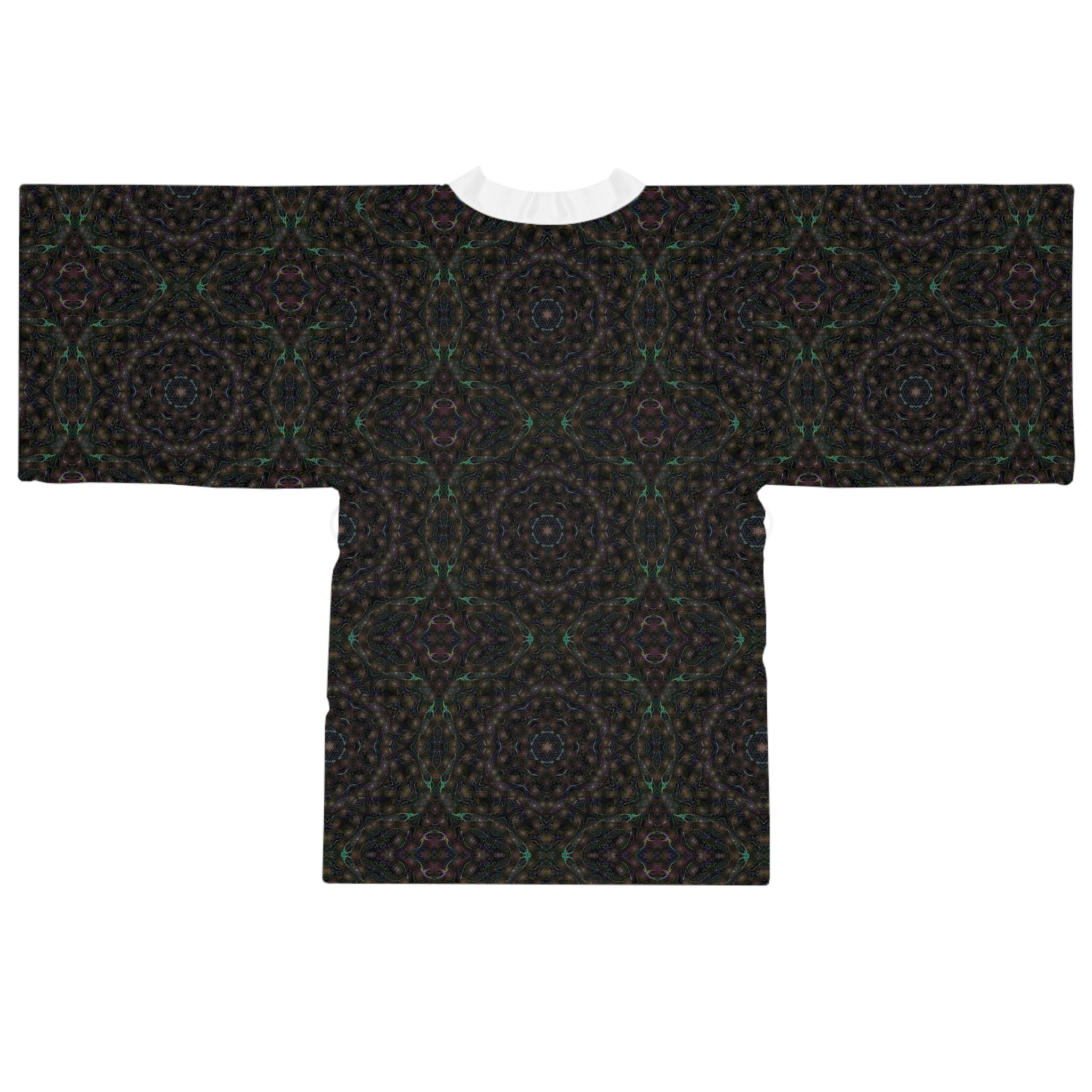 Long Sleeve Kimono Robe - P5 Kaleidoscopic No.16