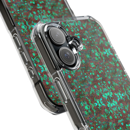 iPhone 16 Magnetic Clear Impact Case - Hidden Weave Series No.29
