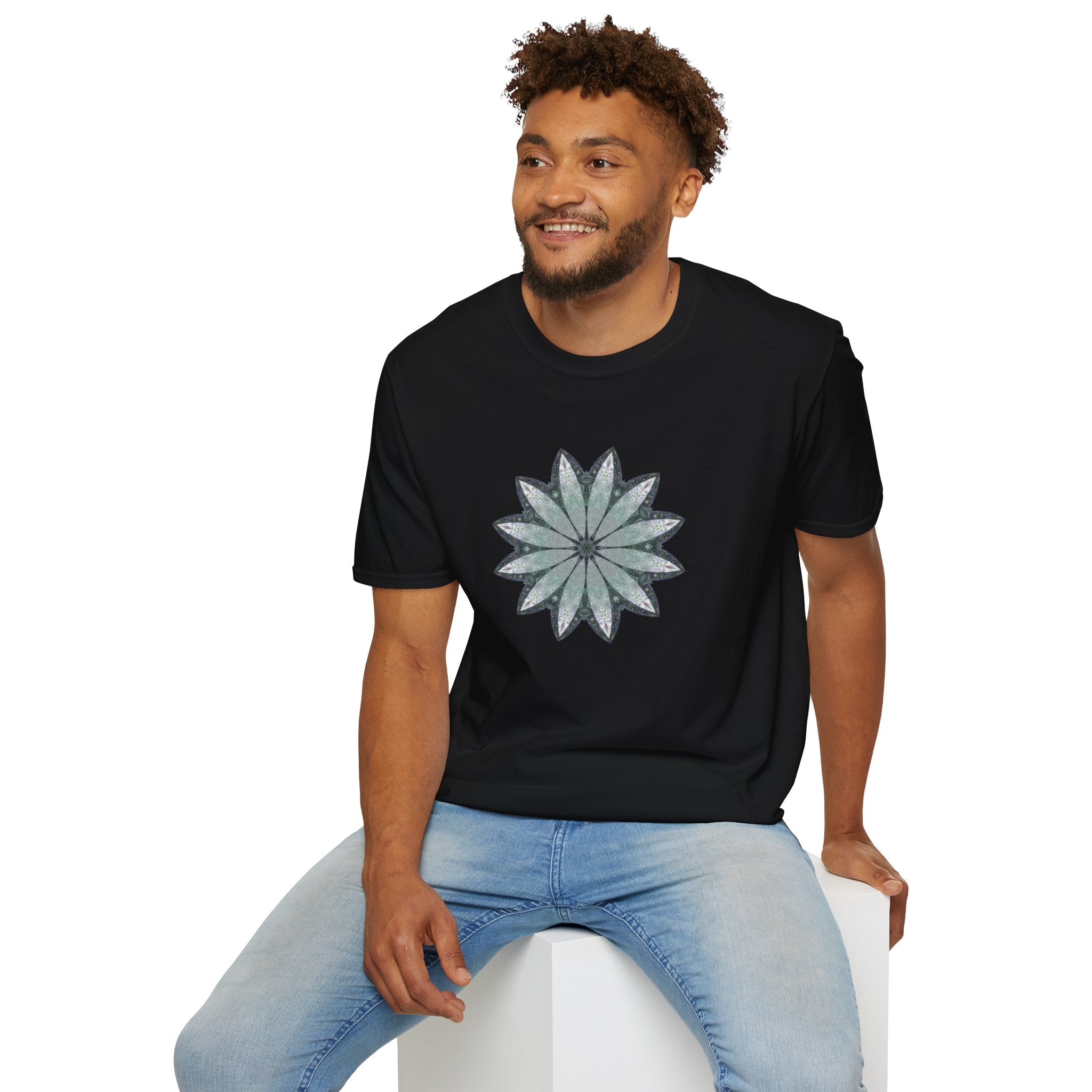 Unisex Softstyle T-Shirt - Love Light Mandalas No.22