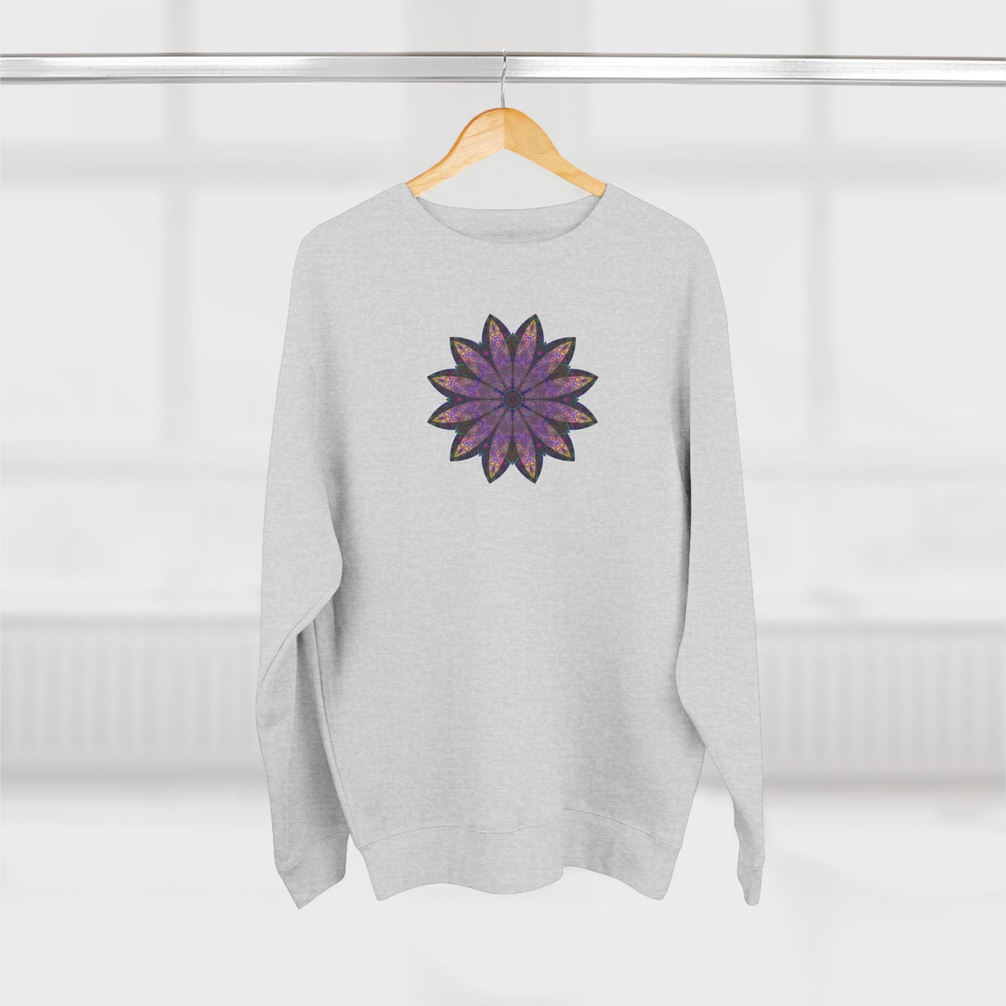 Unisex Crewneck Sweatshirt - Love Light Mandalas No.24