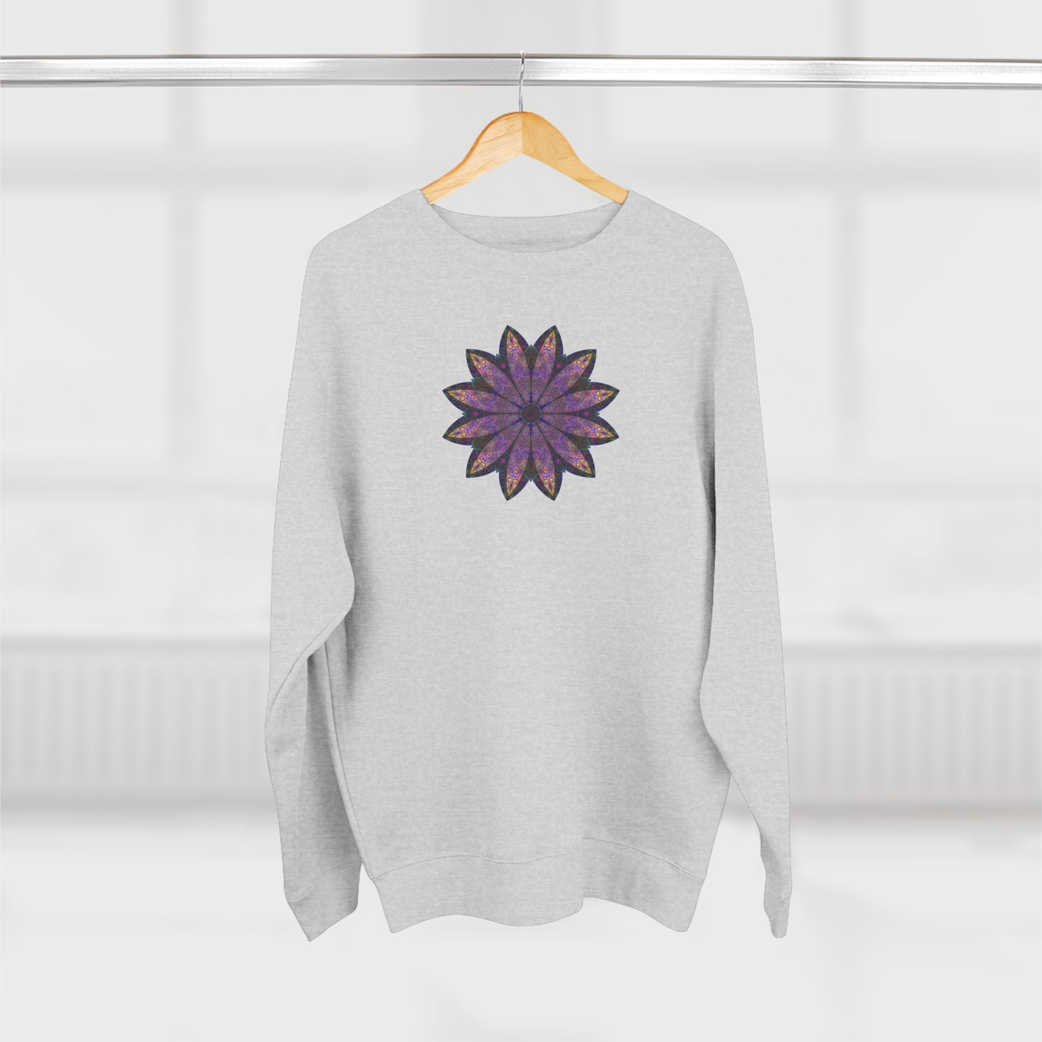 Unisex Crewneck Sweatshirt - Love Light Mandalas No.24