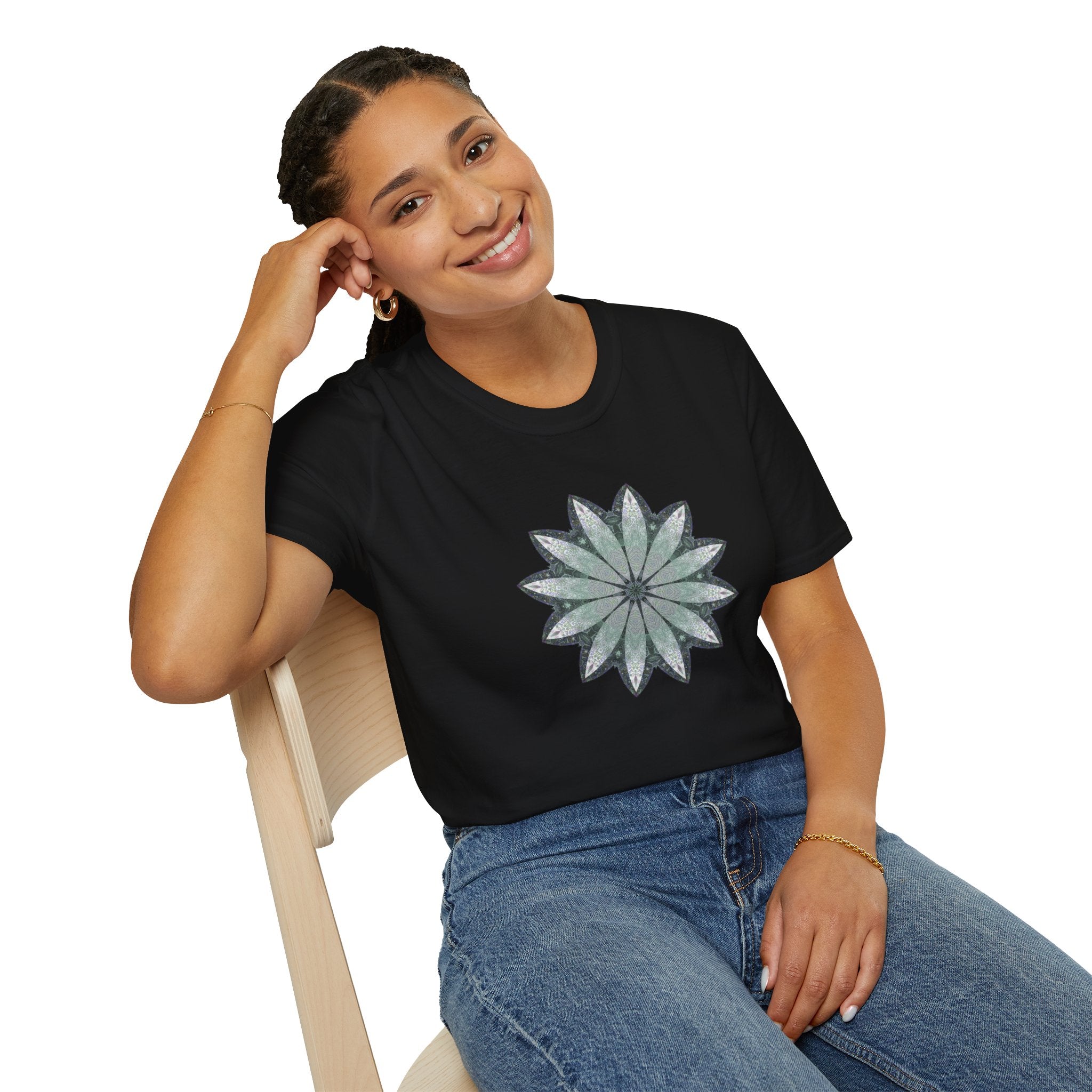 Unisex Softstyle T-Shirt - Love Light Mandalas No.22