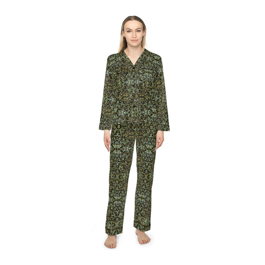 Women's Satin Pajamas - Hidden Weave No.4