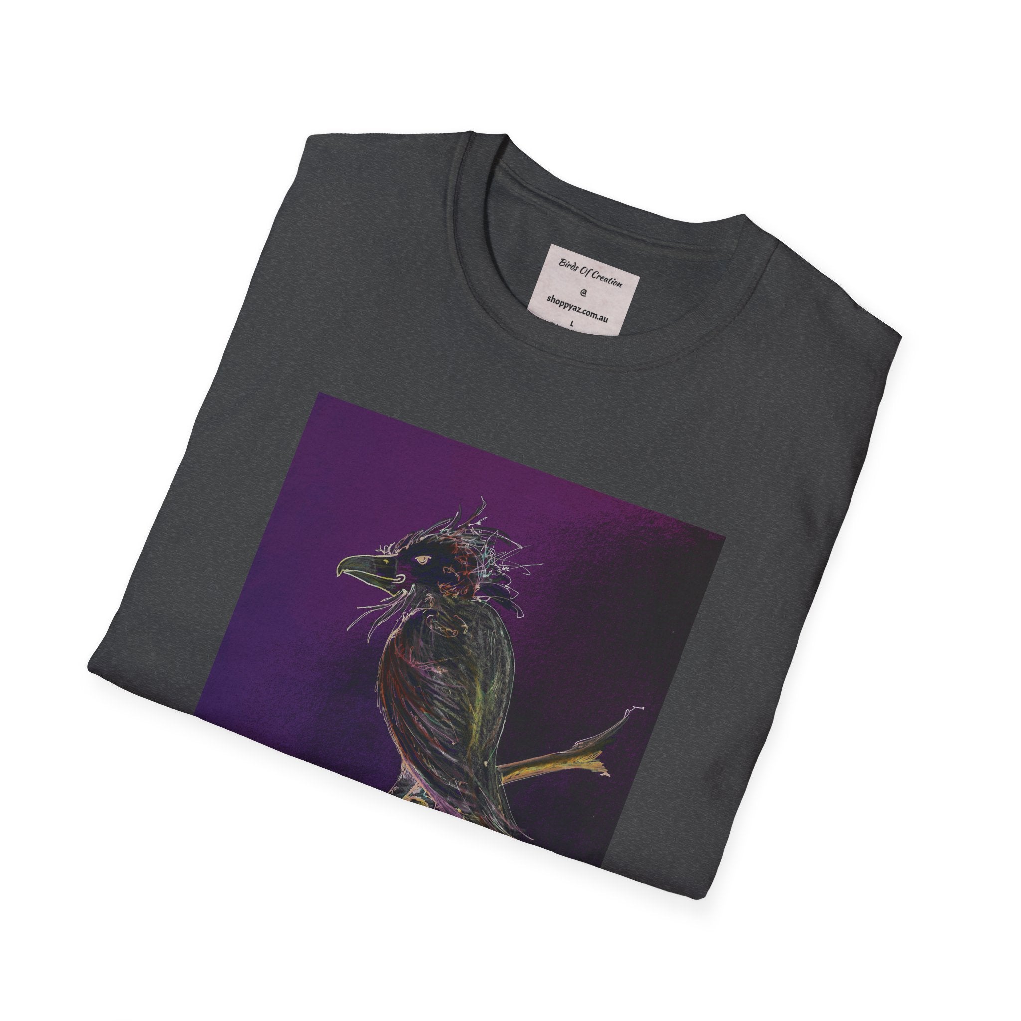Unisex Softstyle T-Shirt - Birds Of Creation No.1