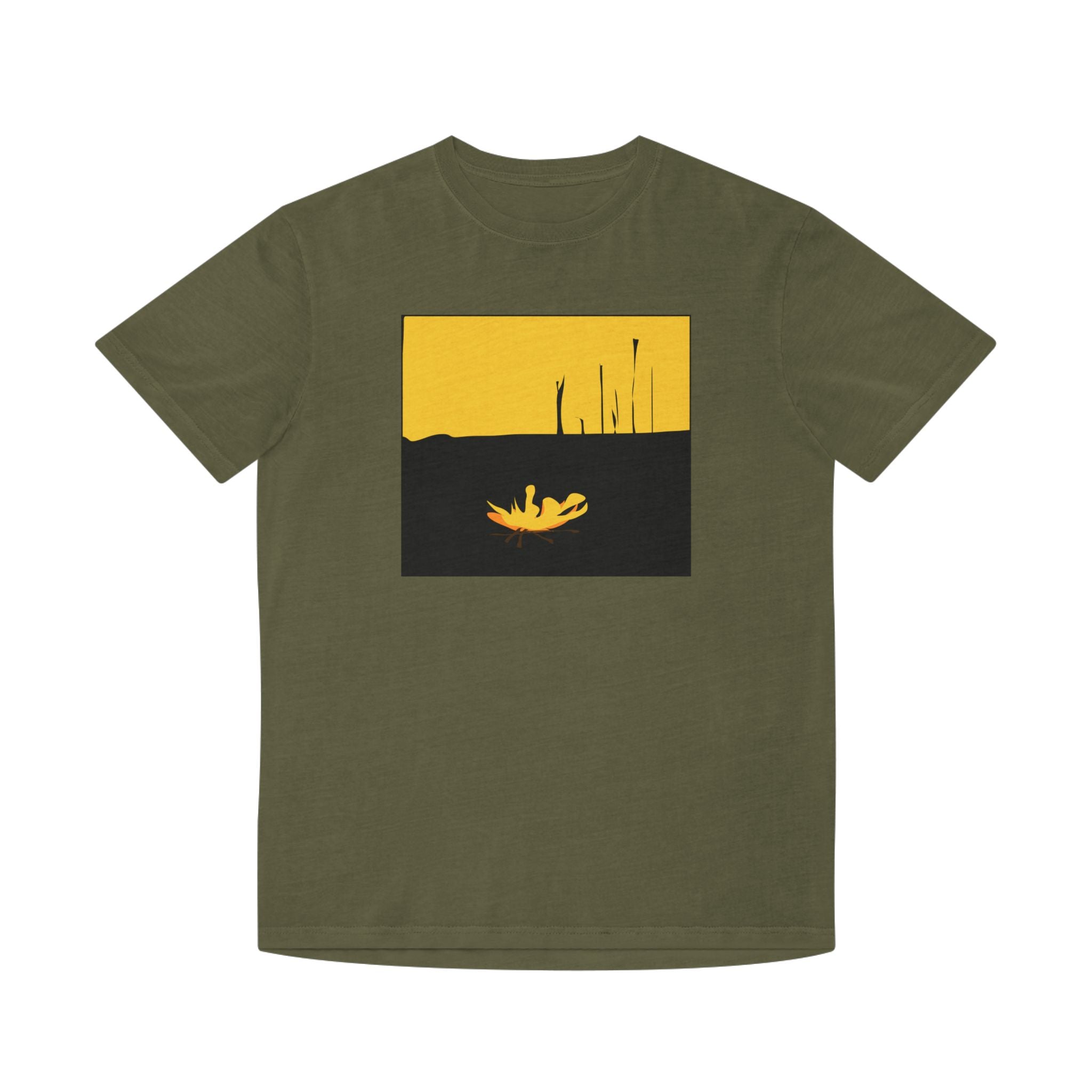 Unisex Faded Shirt -The Traveller Series (Fire)
