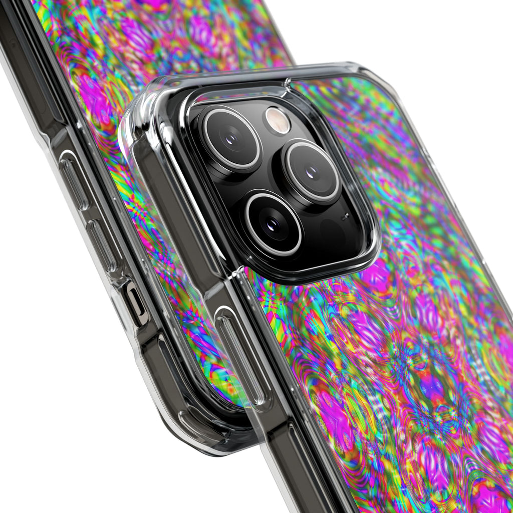 iPhone 14 Magnetic Clear Impact Case - DMT Scribe Tiles No.4