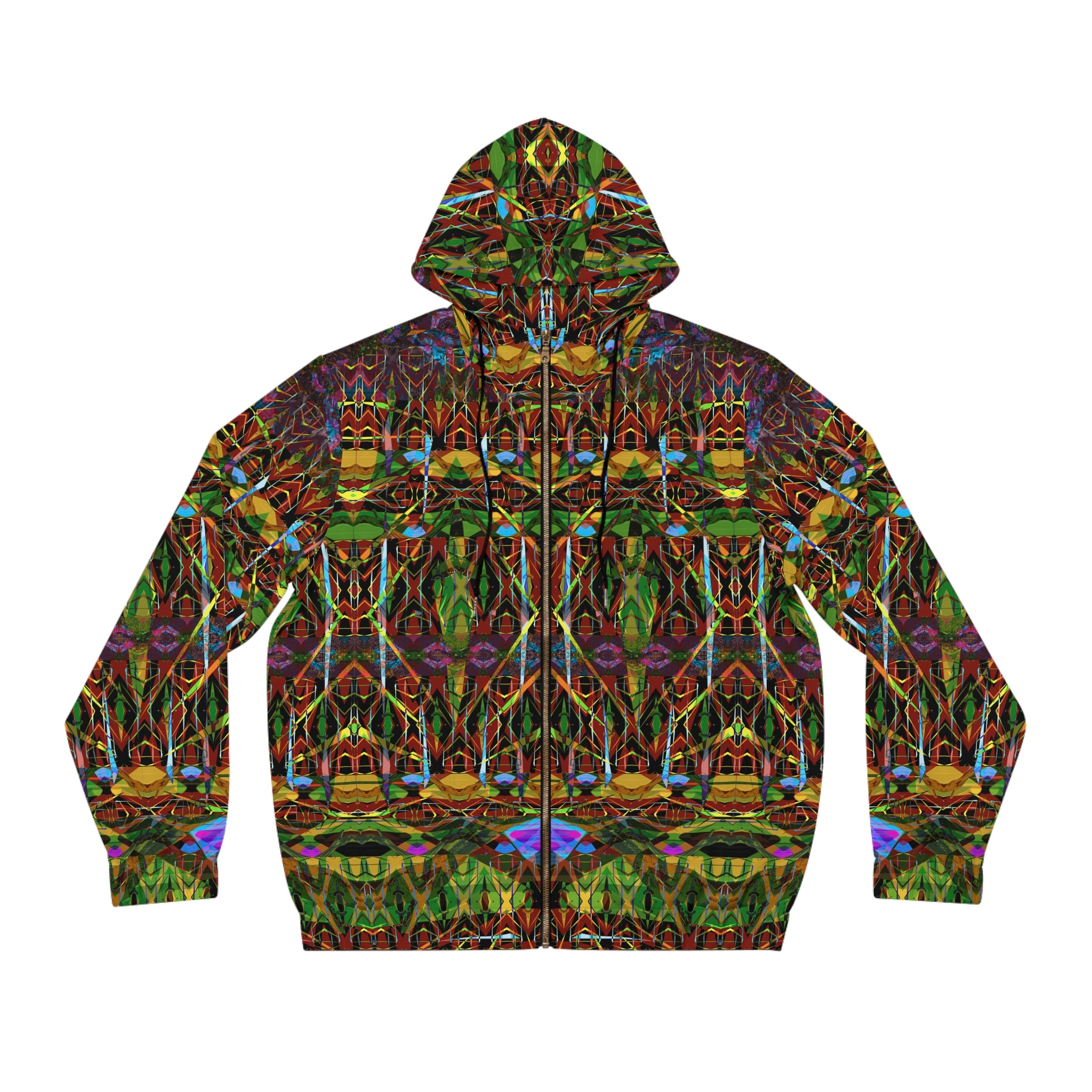 Men's Full-Zip Hoodie - Mandala Series No.5