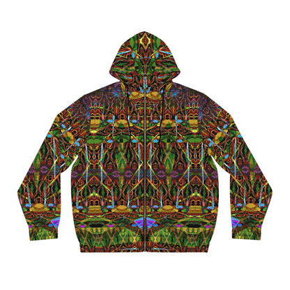 Men's Full-Zip Hoodie - Mandala Series No.5