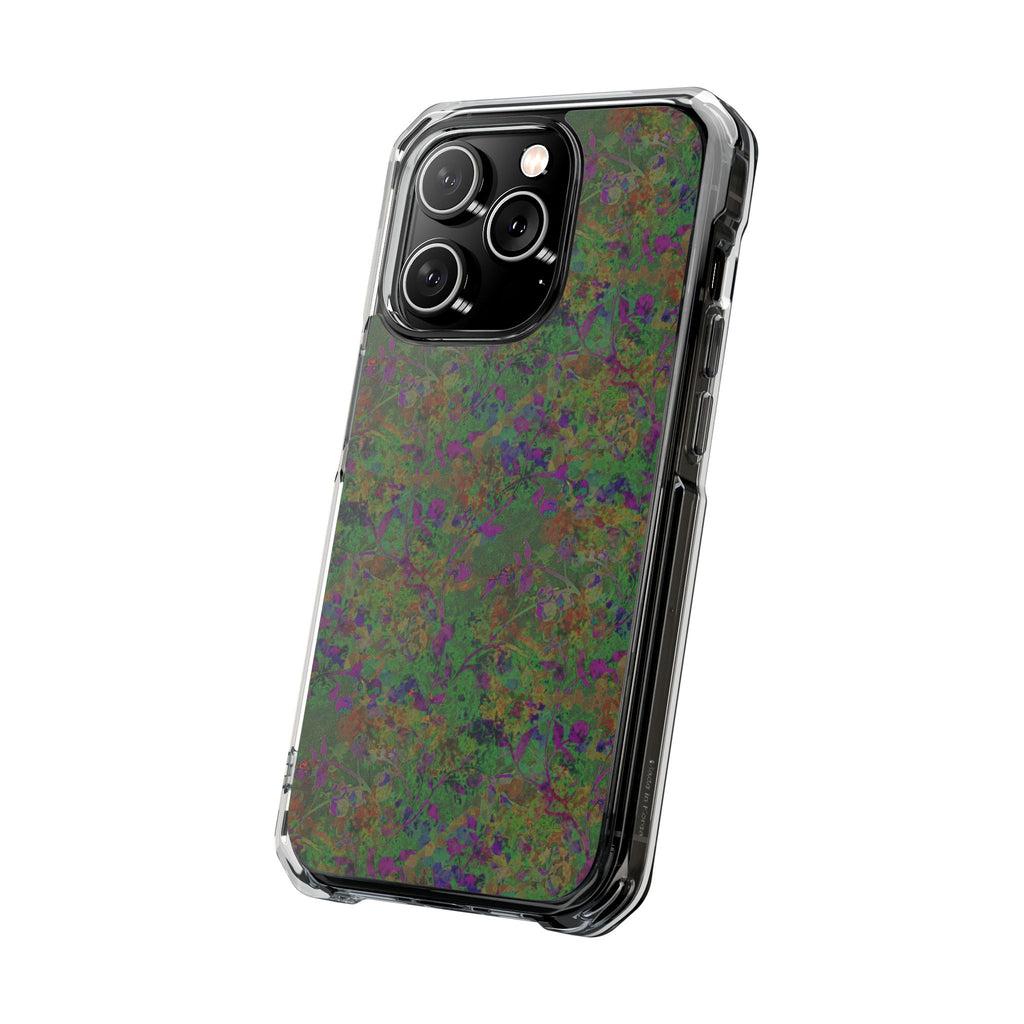 iPhone 14 Magnetic Clear Impact Case - Hidden Weave Series V3 No.24