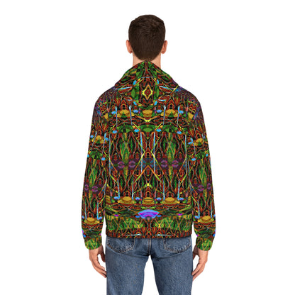 Men's Full-Zip Hoodie - Mandala Series No.5