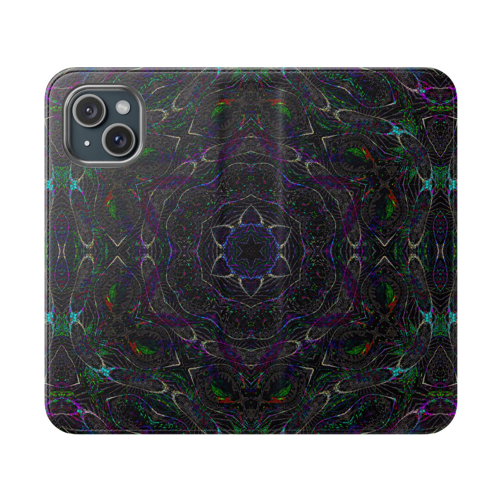 iPhone 15 Flip Case - P5 Kaleidoscopic No.32