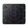 iPhone 15 Flip Case - P5 Kaleidoscopic No.32