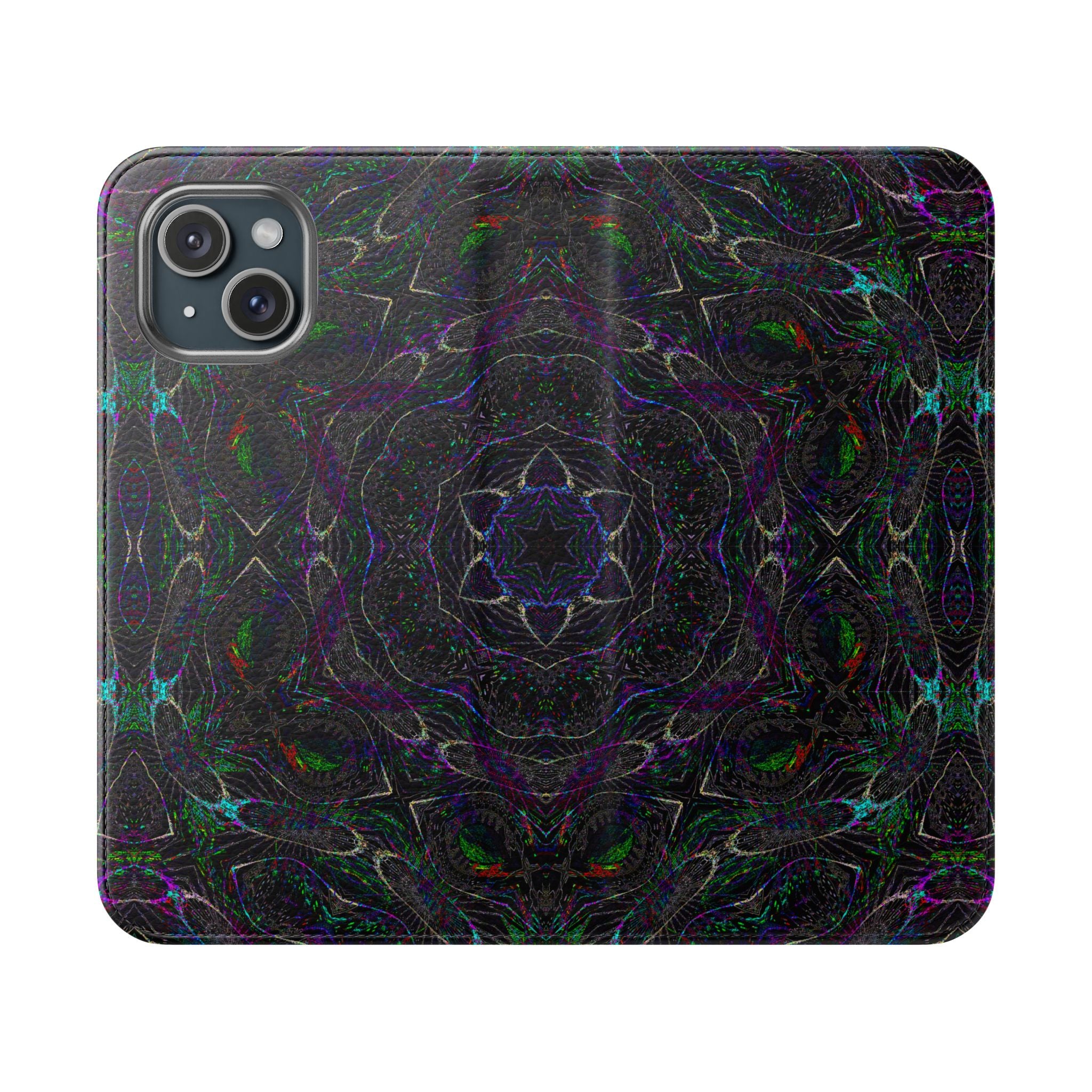 iPhone 15 Flip Case - P5 Kaleidoscopic No.32
