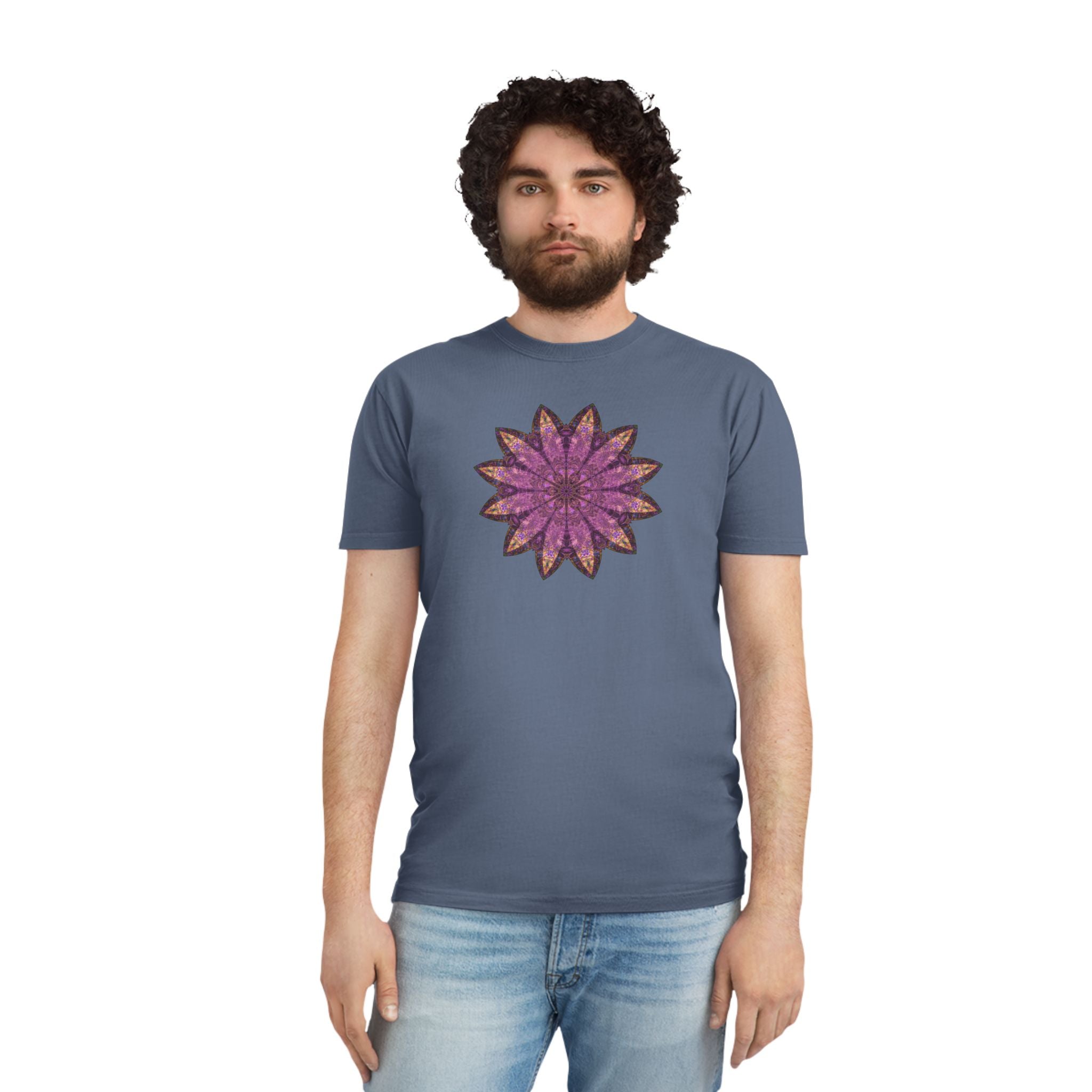 Unisex Faded Shirt - Love Light Mandalas No.16
