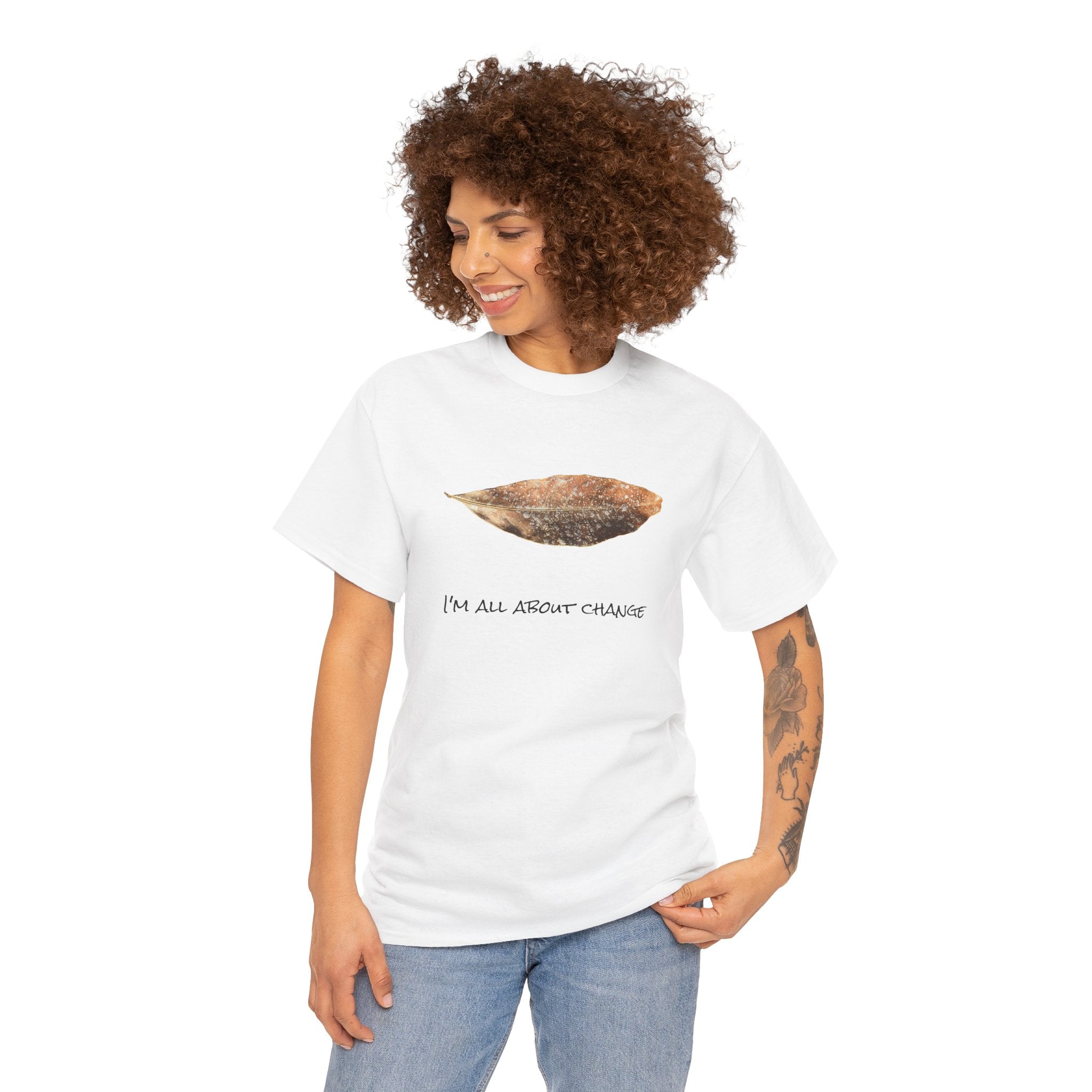 Unisex Heavy Cotton Tee - All About Change No.1
