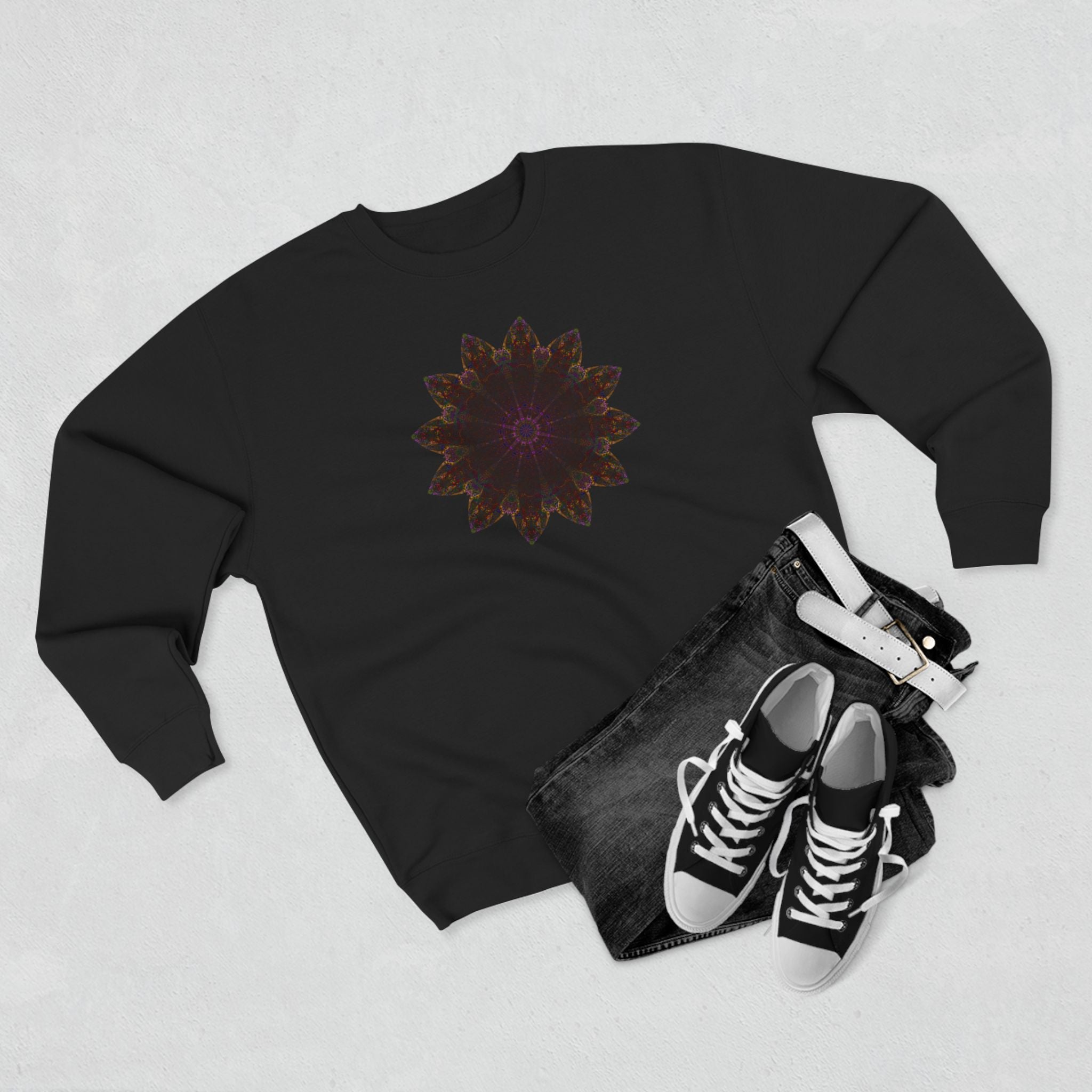 Unisex Crewneck Sweatshirt - Love Light Mandalas No.12