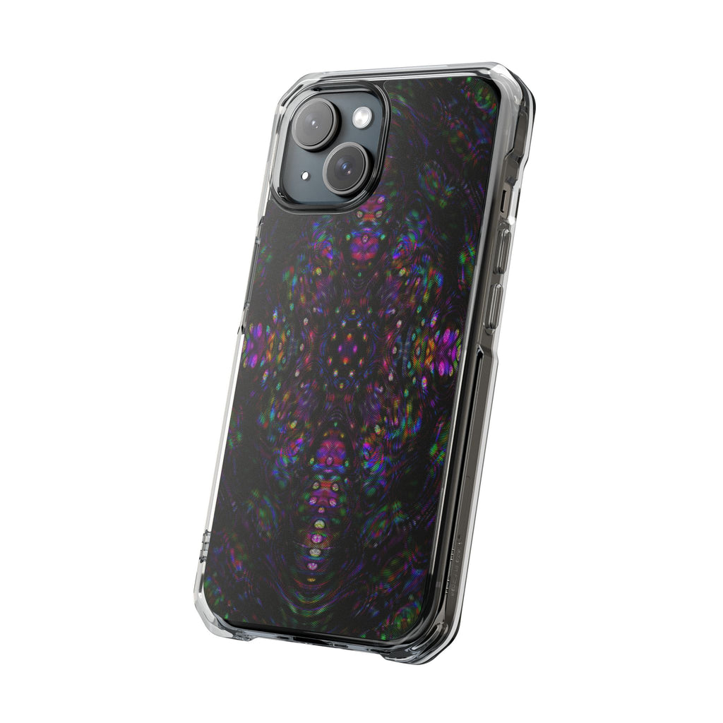 iPhone 15 Magnetic Clear Impact Case - DMT Scribe Tiles No.3