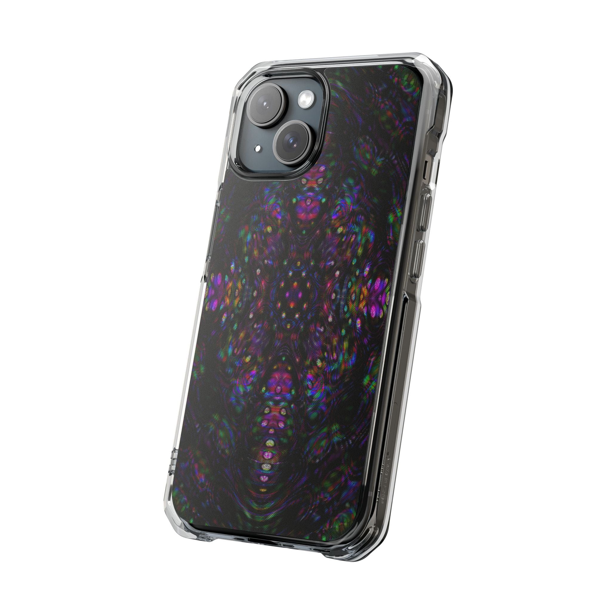 iPhone 15 Magnetic Clear Impact Case - DMT Scribe Tiles No.3