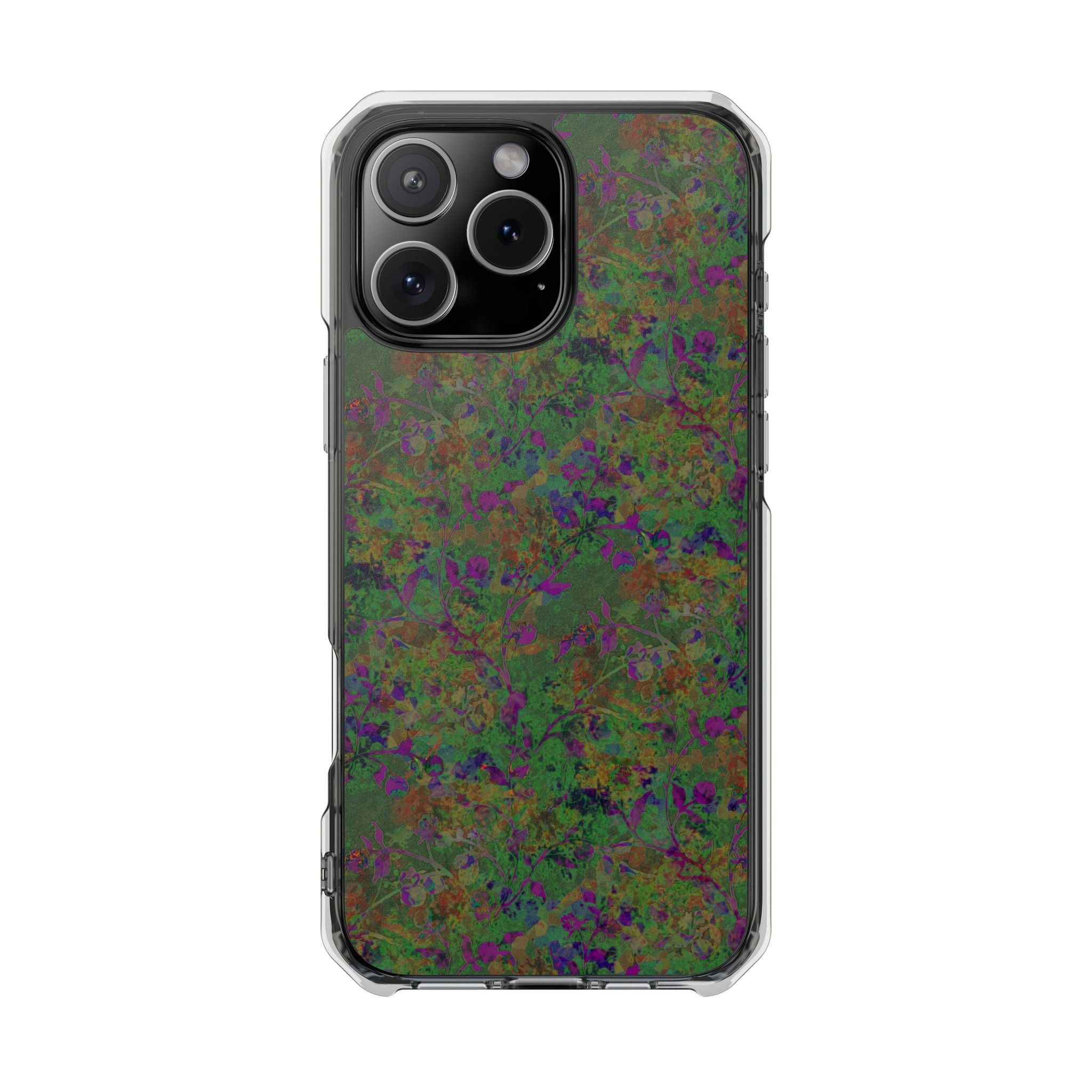 iPhone 16 Magnetic Clear Impact Case - Hidden Weave Series V3 No.24