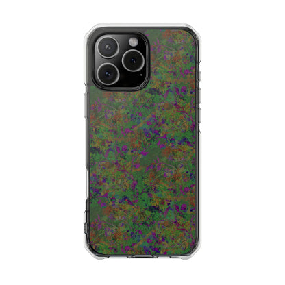 iPhone 16 Magnetic Clear Impact Case - Hidden Weave Series V3 No.24