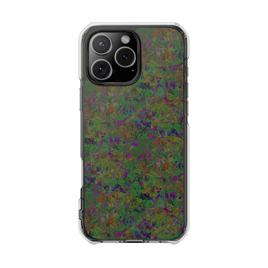 iPhone 16 Magnetic Clear Impact Case - Hidden Weave Series V3 No.24
