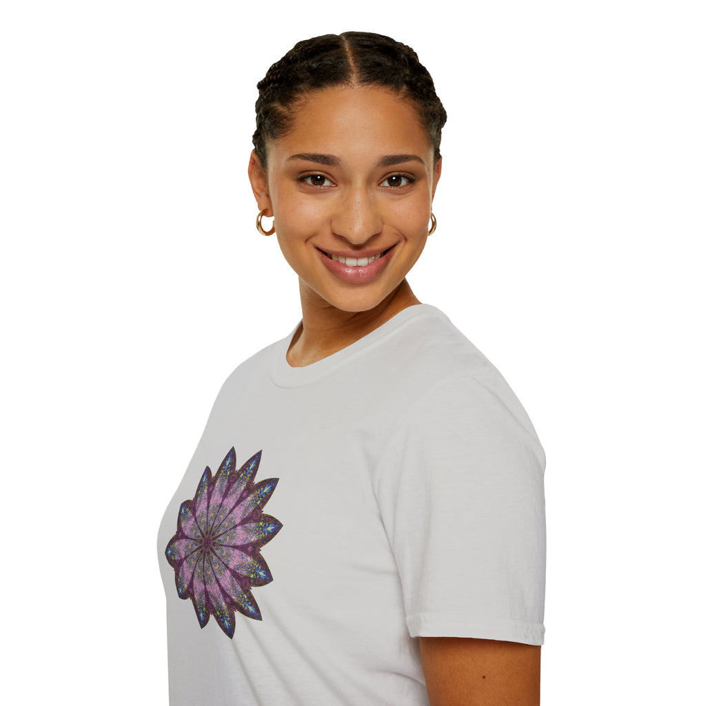 Unisex Softstyle T-Shirt - Love Light Mandalas No.19