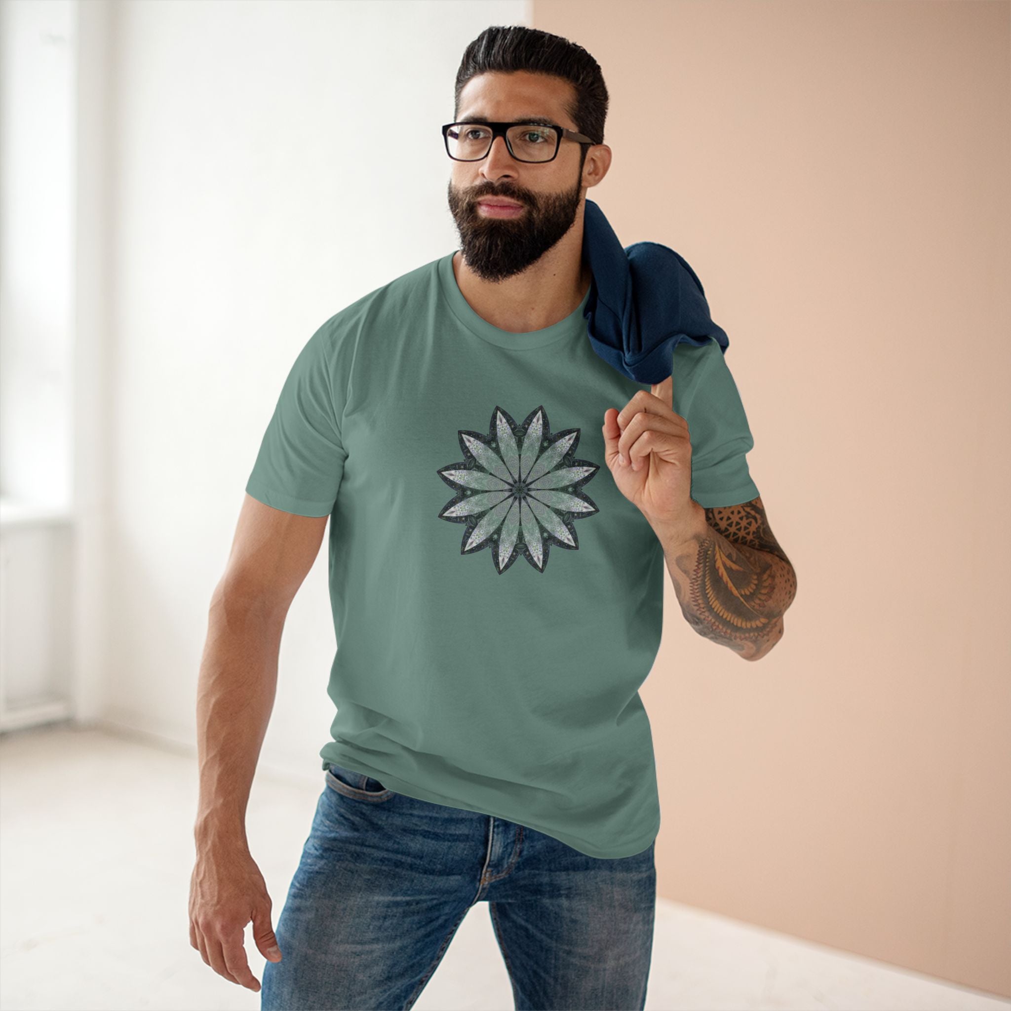 Men's Staple Tee - Love Light Mandalas No.22