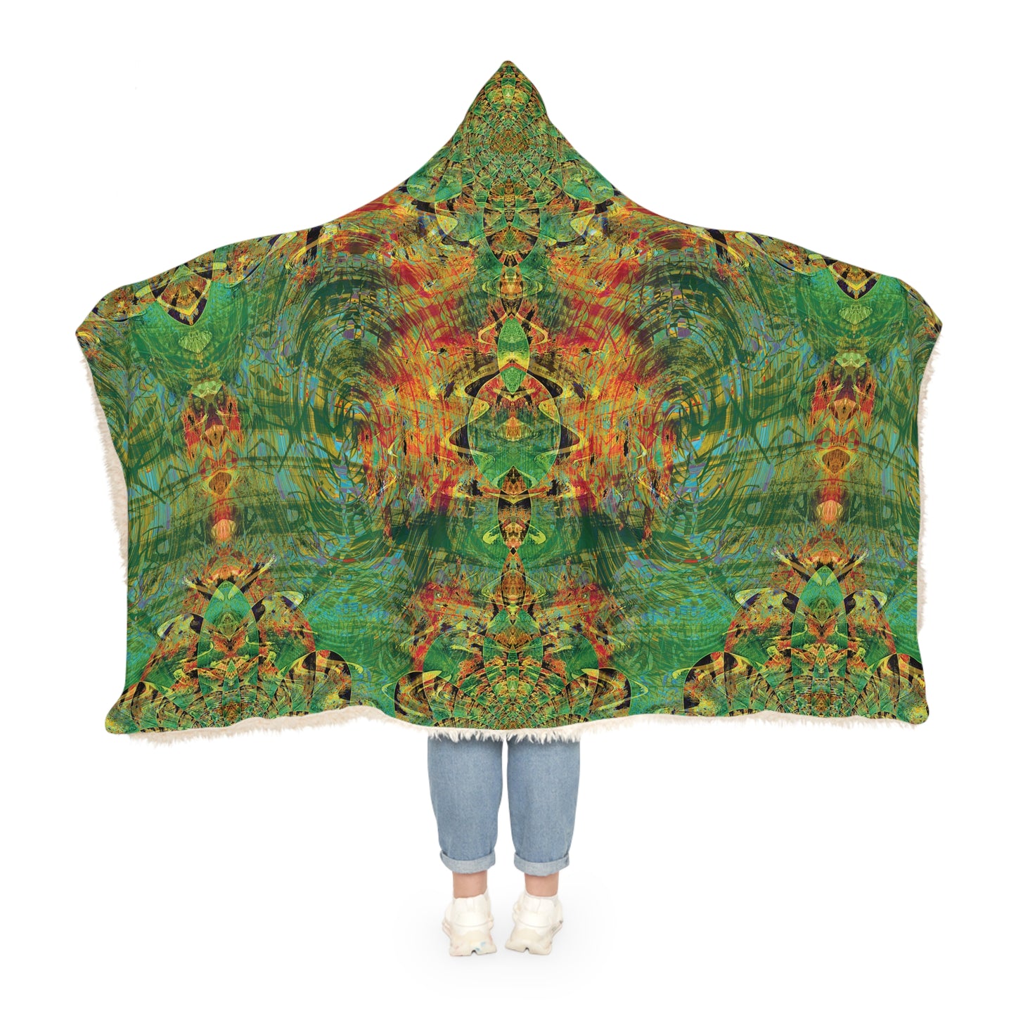 Snuggle Blanket - Love Light Fractals No.3