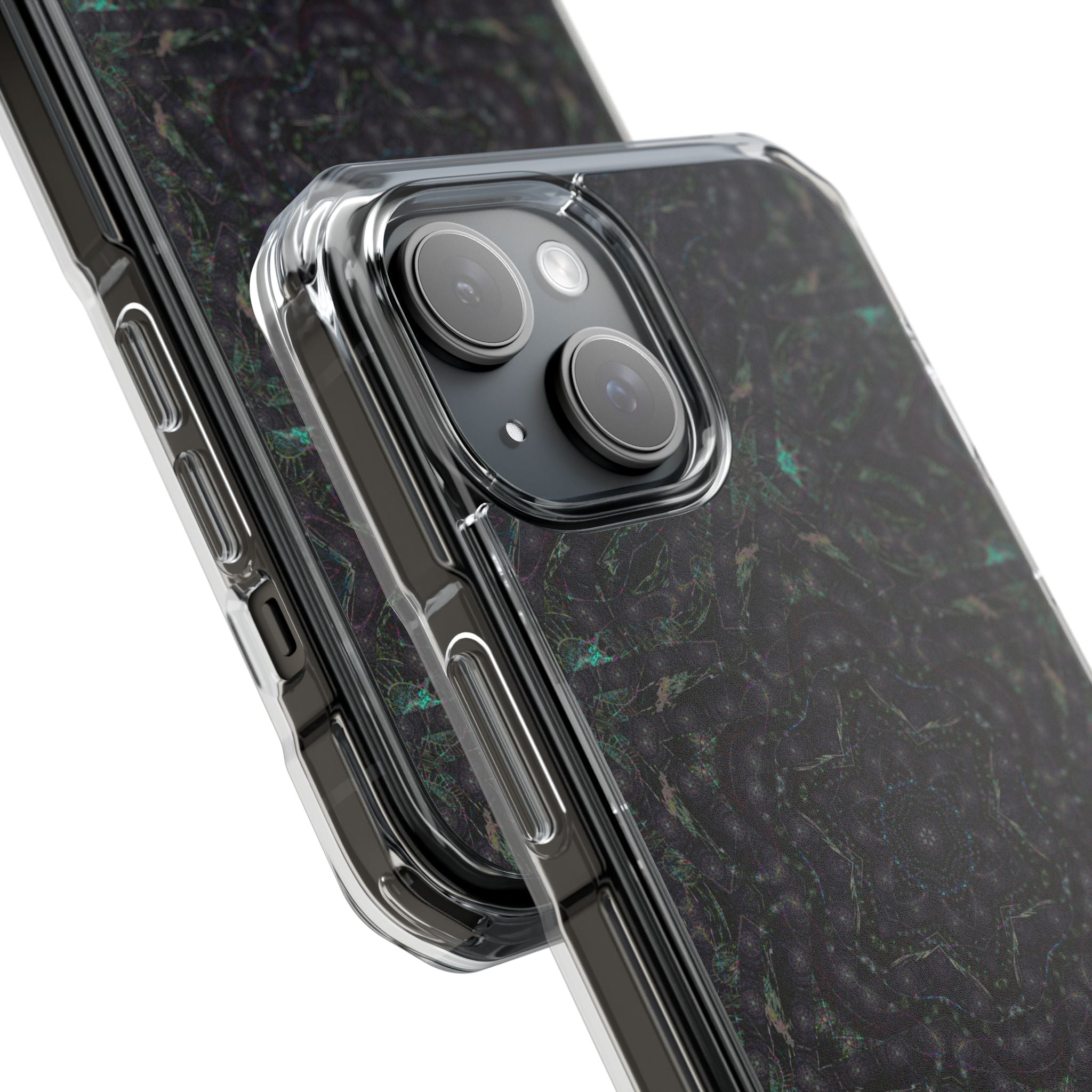 iPhone 15 Magnetic Clear Impact Case - P5 Kaleidoscopic No.31