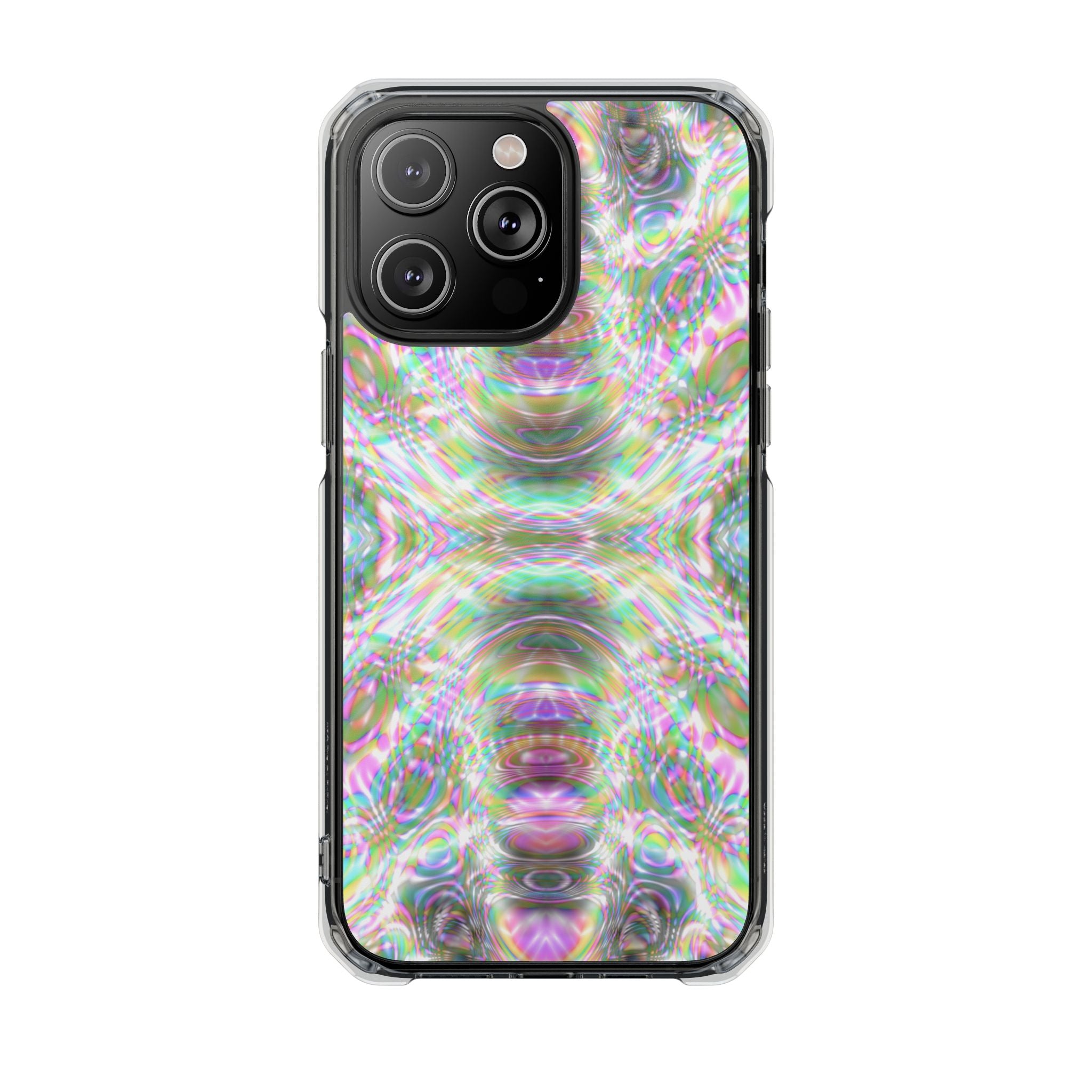 iPhone 14 Magnetic Clear Impact Case - DMT Scribe Tiles No.7