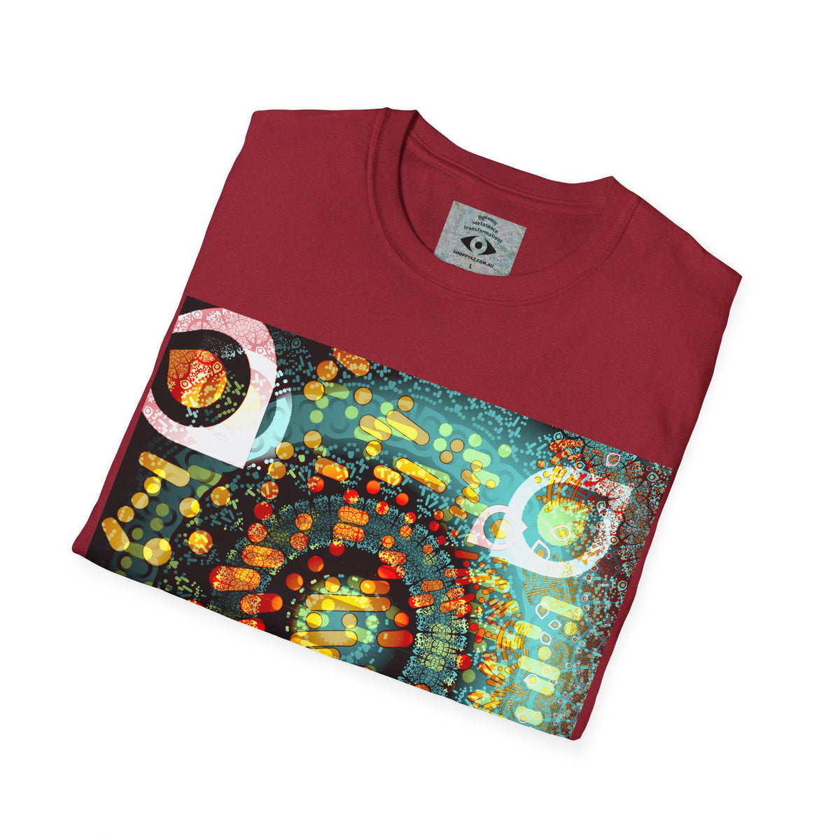 Unisex Softstyle T-Shirt - Psychedelic QR No.1