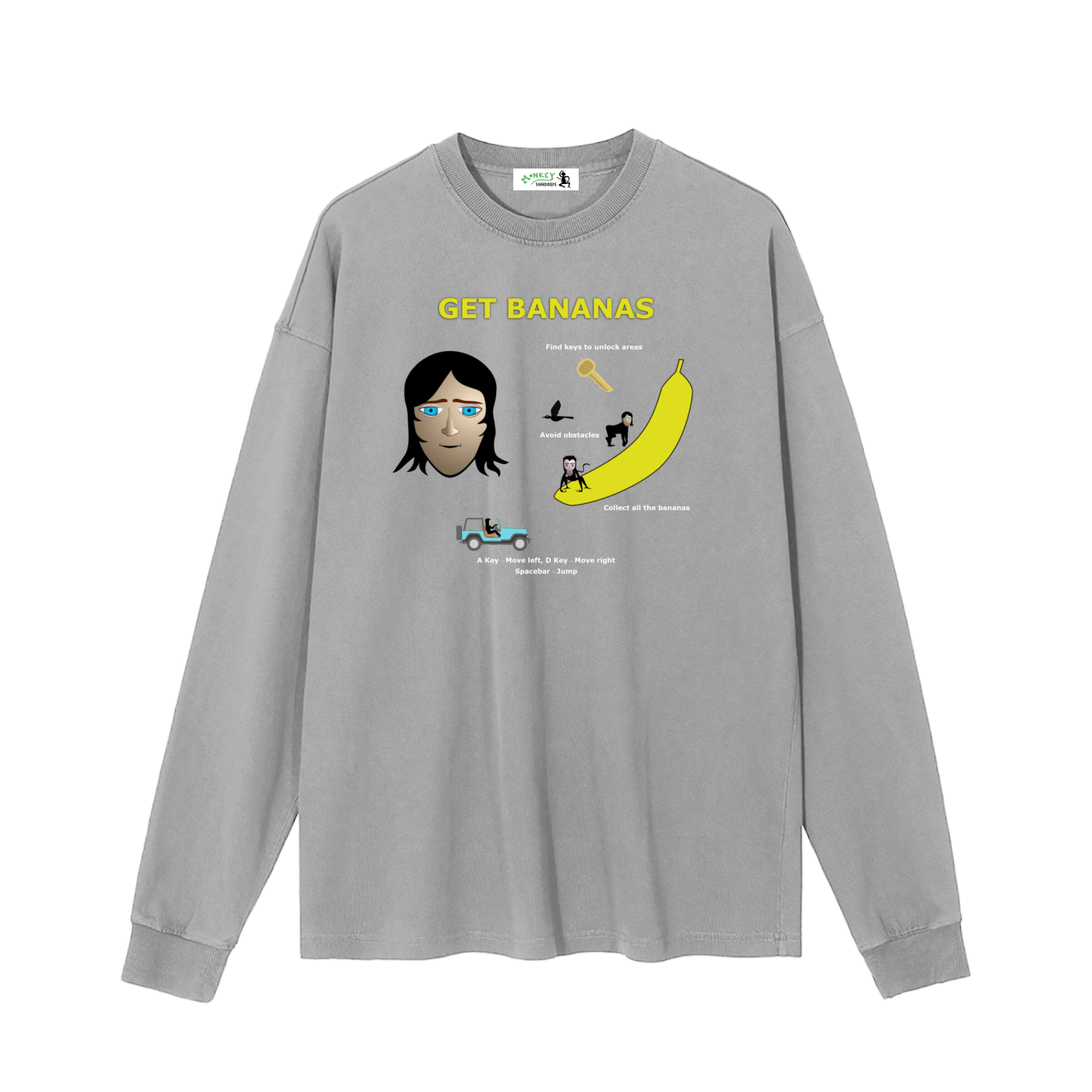 Vintage Washed Long Sleeve T-Shirt