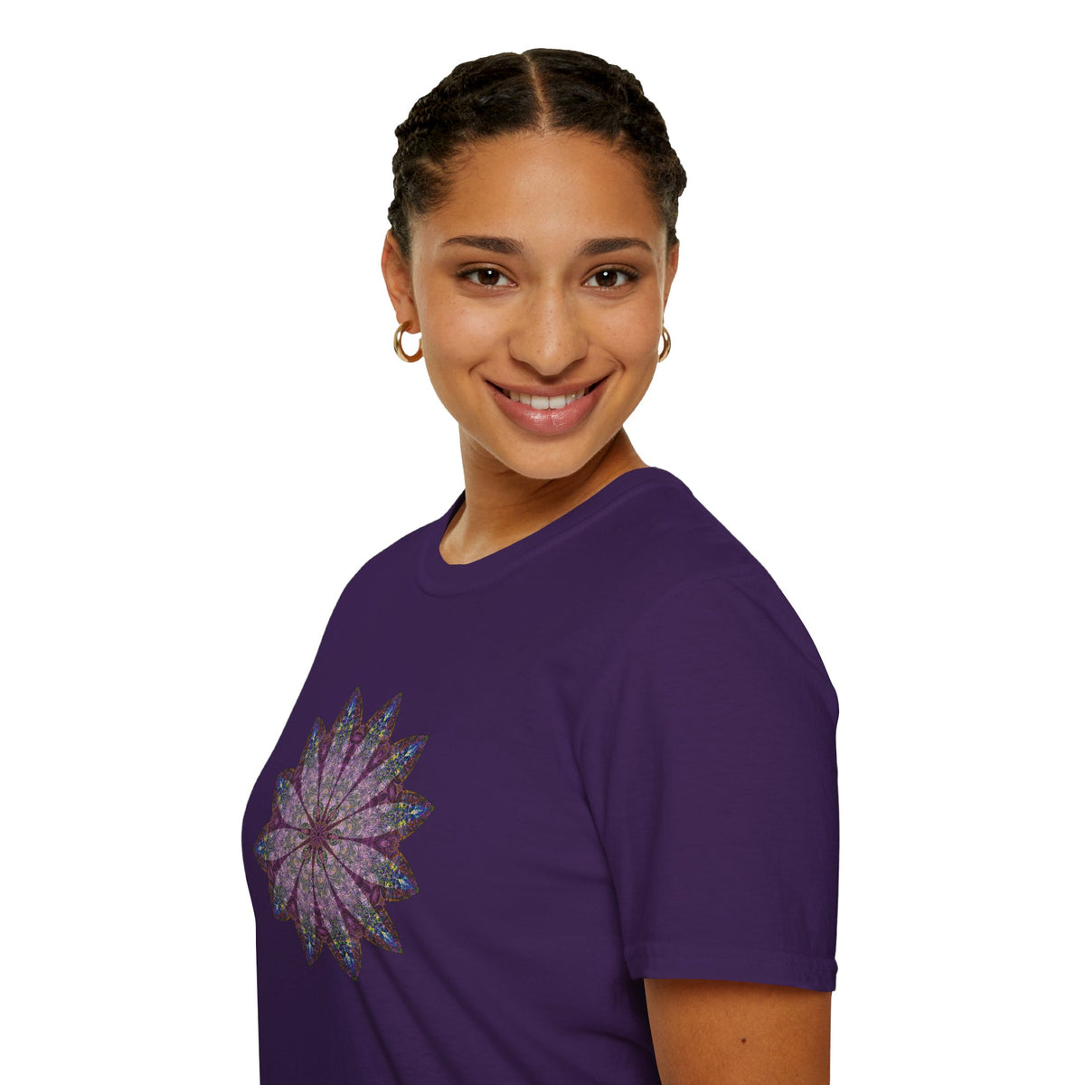 Unisex Softstyle T-Shirt - Love Light Mandalas No.17