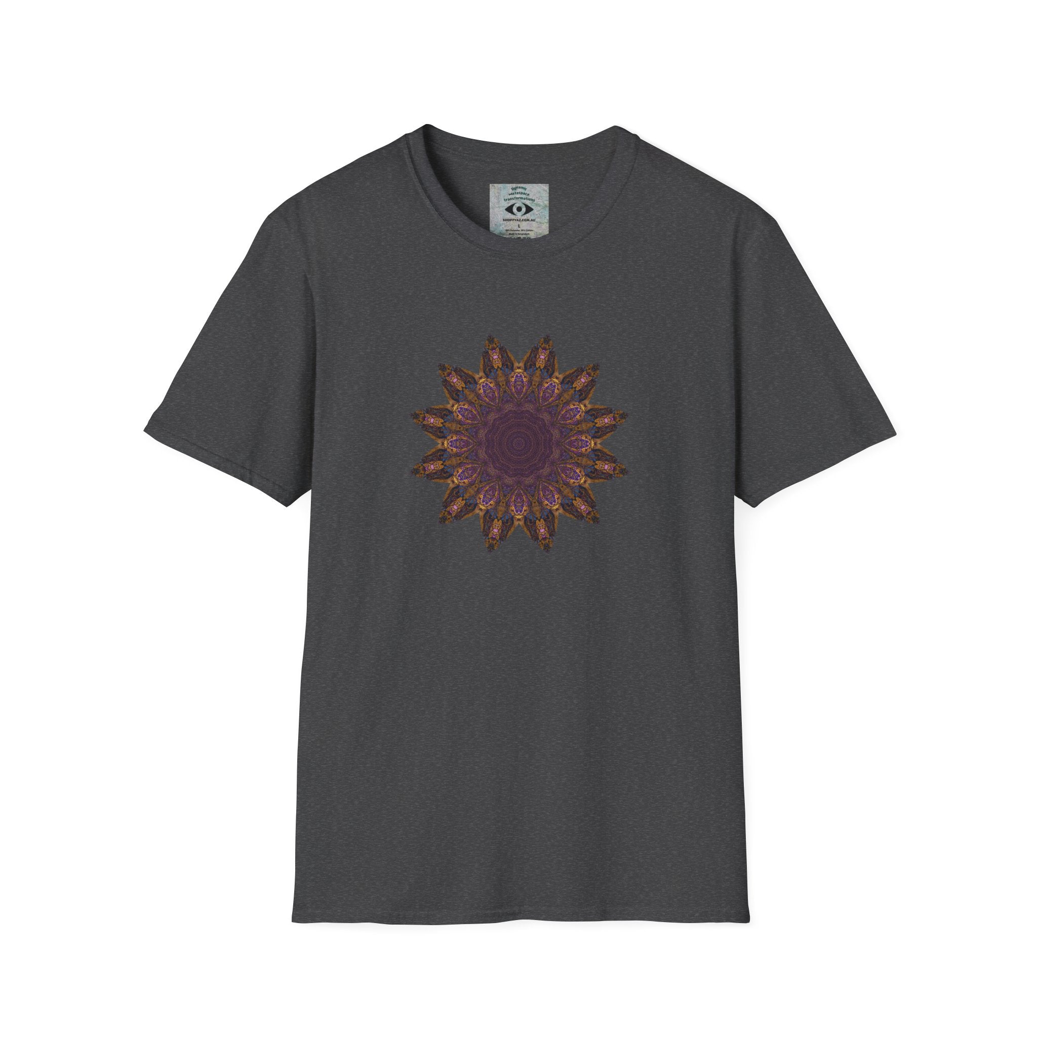 Unisex Softstyle T-Shirt - Love Light Mandalas No.1