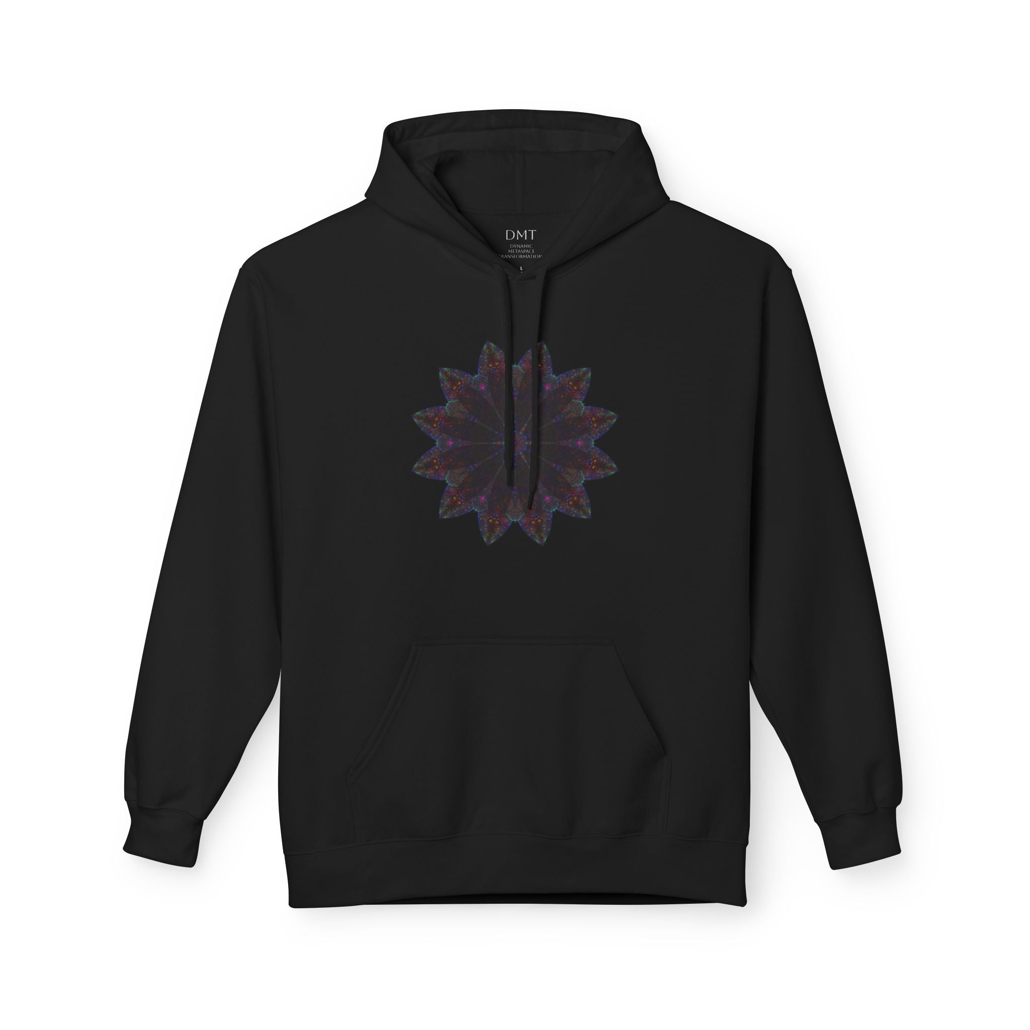 Unisex Midweight Softstyle Fleece Hoodie - Love Light Mandalas No.25