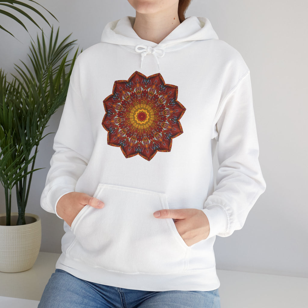 Unisex Heavy Blend™ Hooded Sweatshirt - Starflower Mandalas No.1