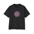 Men's Heavy Oversized Tee - Love Light Mandalas No.17