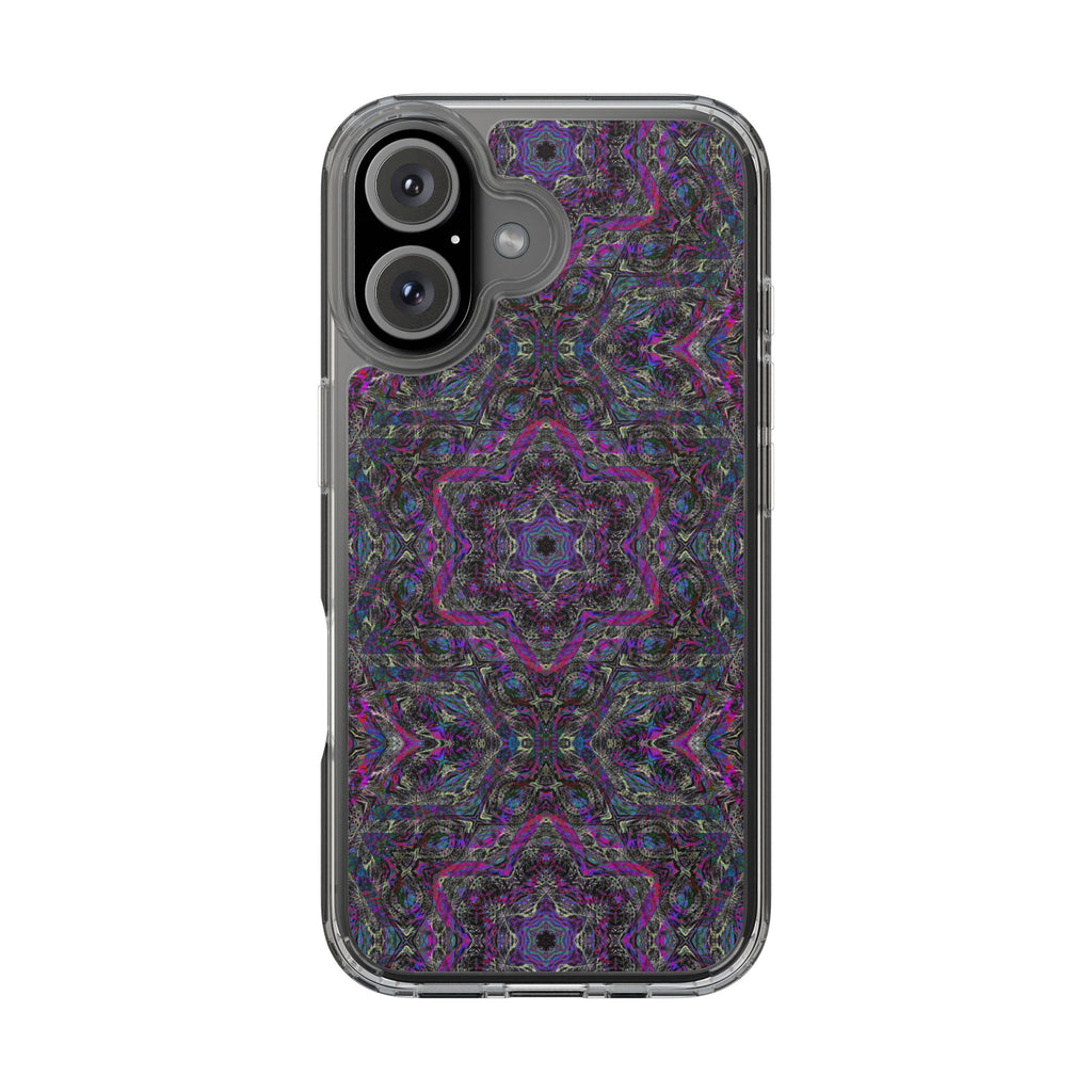 iPhone 16 Clear Case – P5 Kaleidoscopic No.33