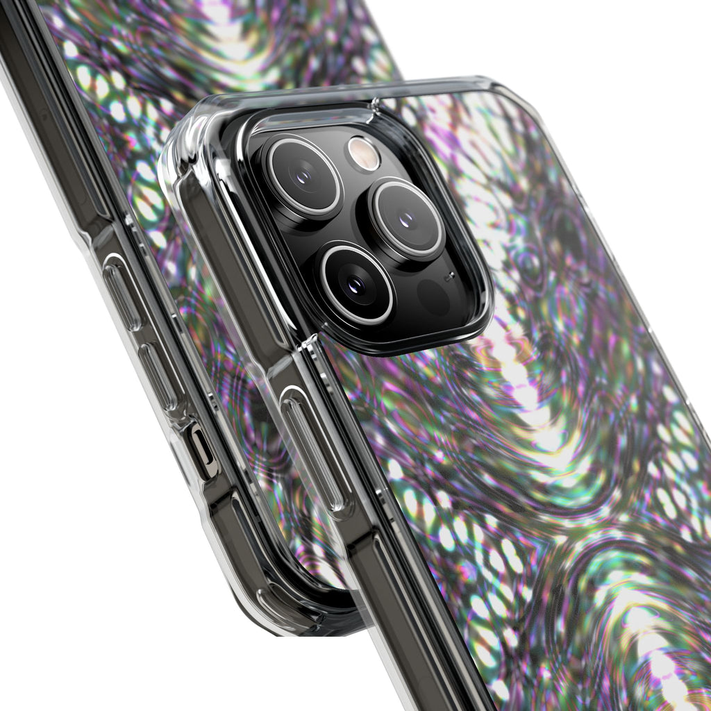 iPhone 14 Magnetic Clear Impact Case - DMT Scribe Tiles No.8
