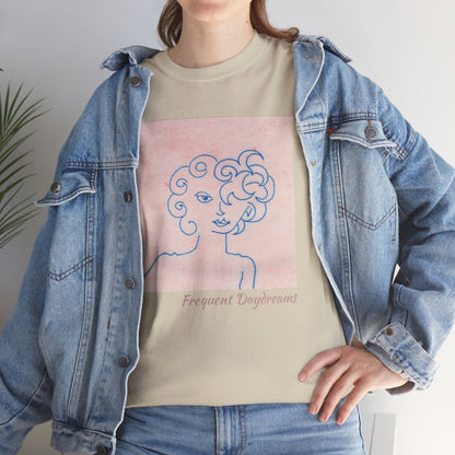 Unisex Heavy Cotton Tee - Frequent Daydreams Sketch No.47
