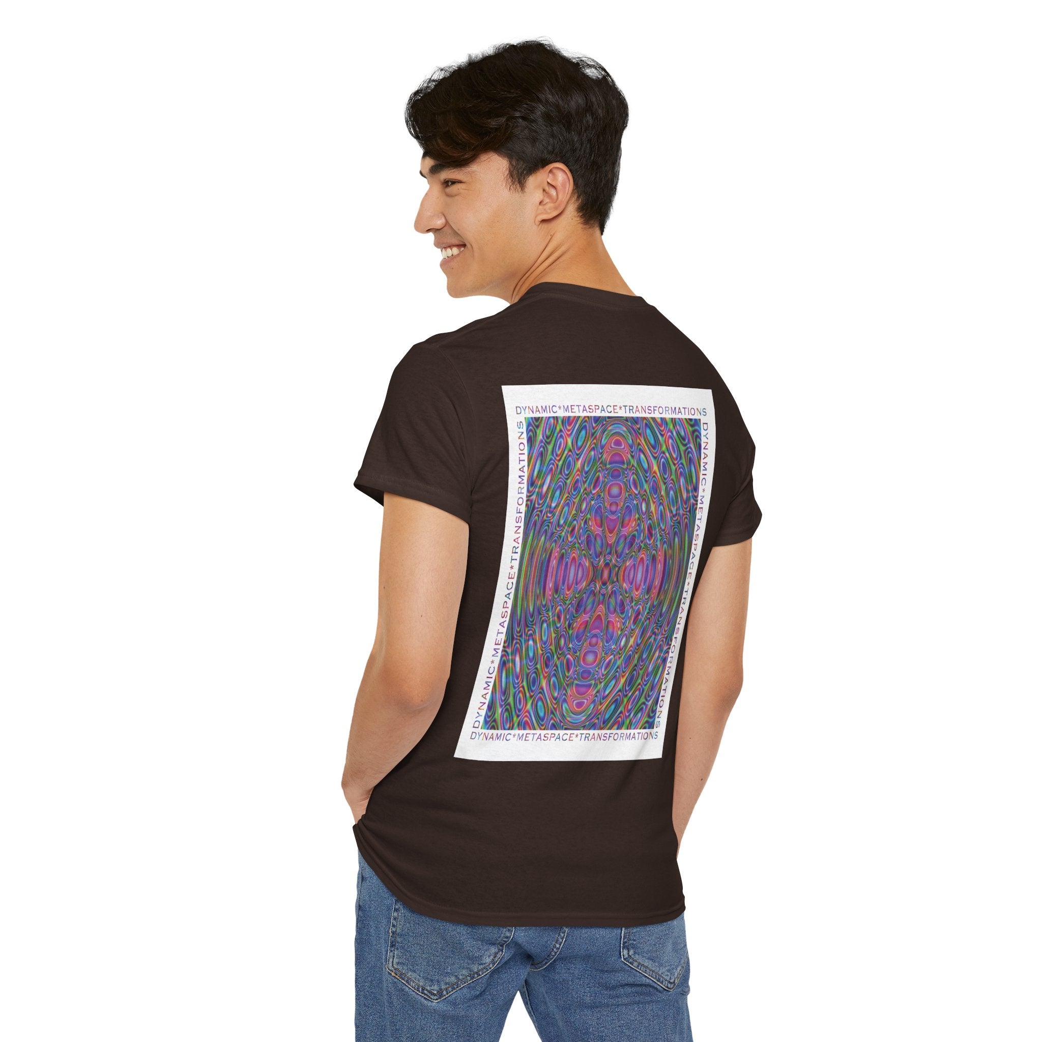 Unisex Heavy Cotton Tee (Back) - DMT Seer No.1