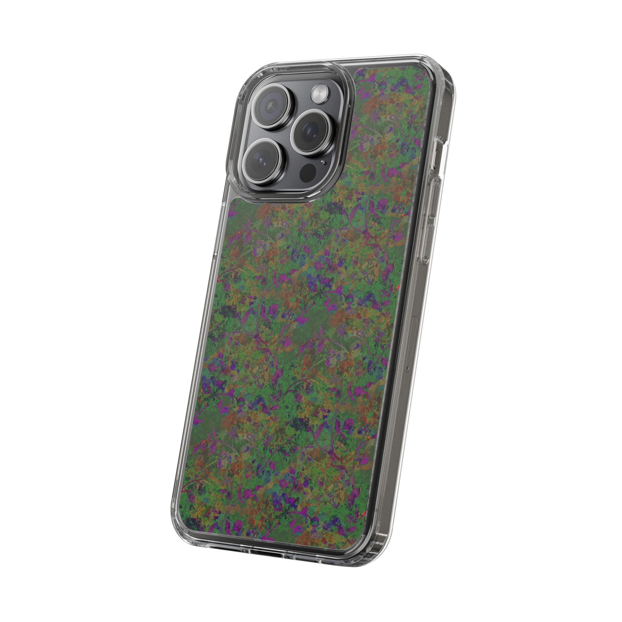 iPhone 15 Clear Case – Hidden Weave Series V3 No.24