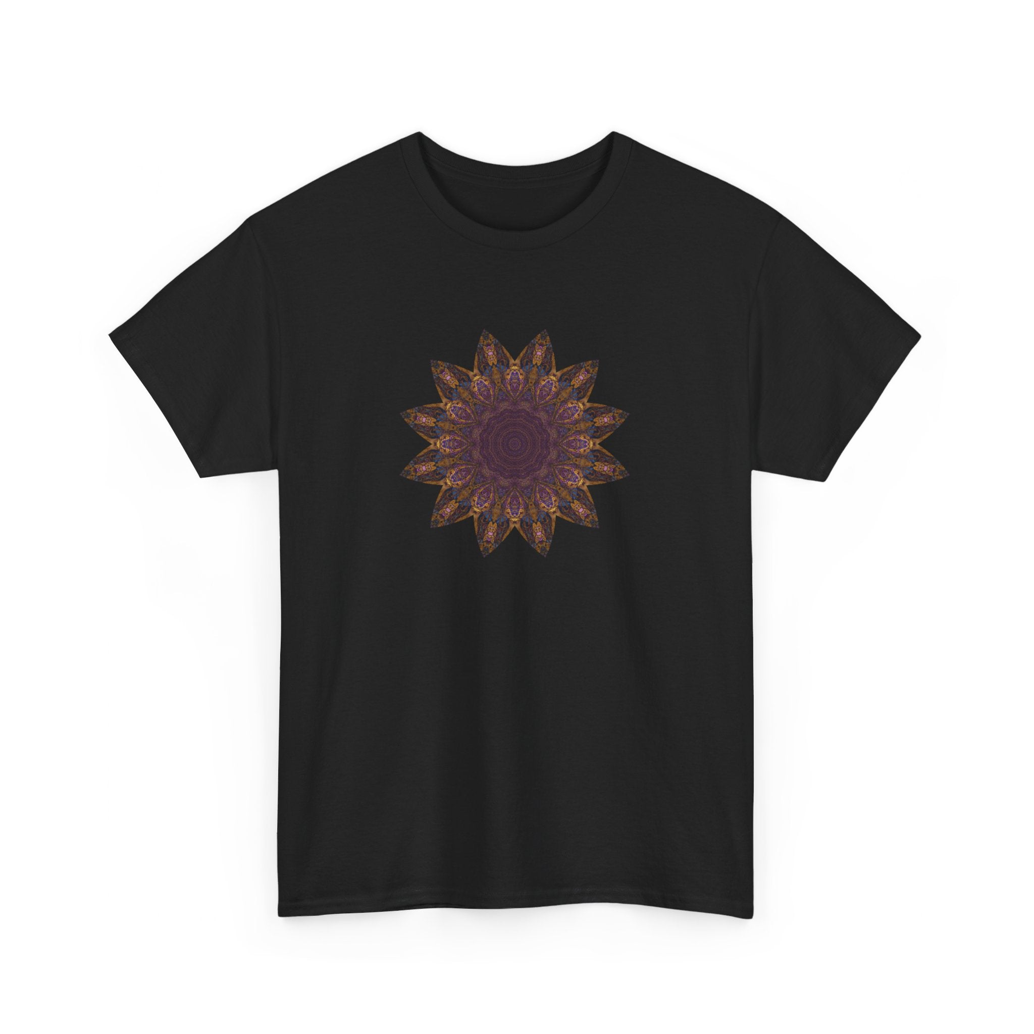 Unisex Heavy Cotton Tee - Love Light Mandalas No.1