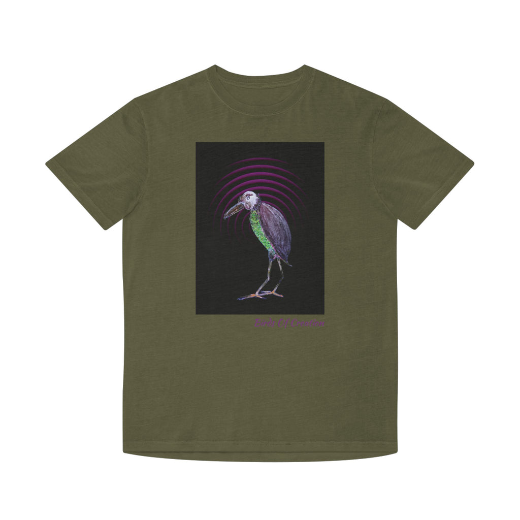 Unisex Faded Shirt - Birds Of Creation No.2b
