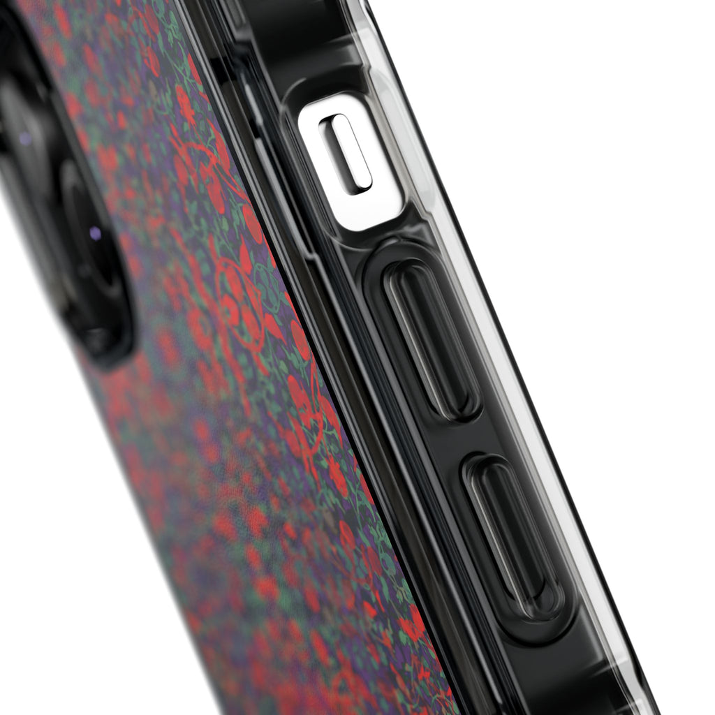 iPhone 14 Magnetic Clear Impact Case - Hidden Weave Series No.25
